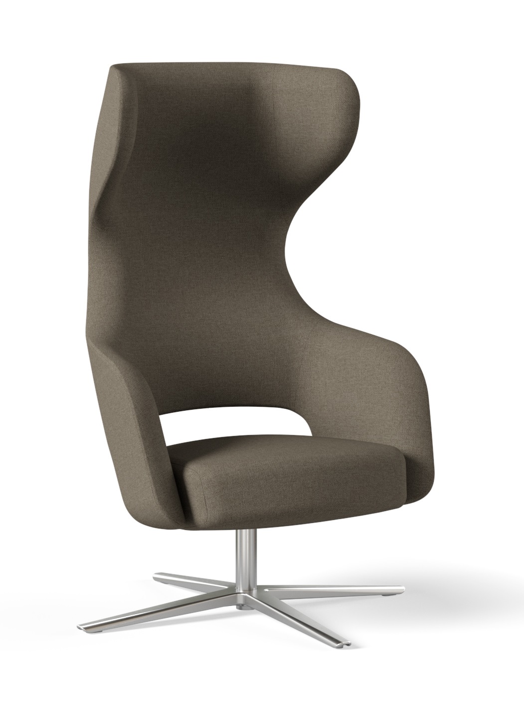 Sandie High-Back Swivel Adjustable Lounge Chair