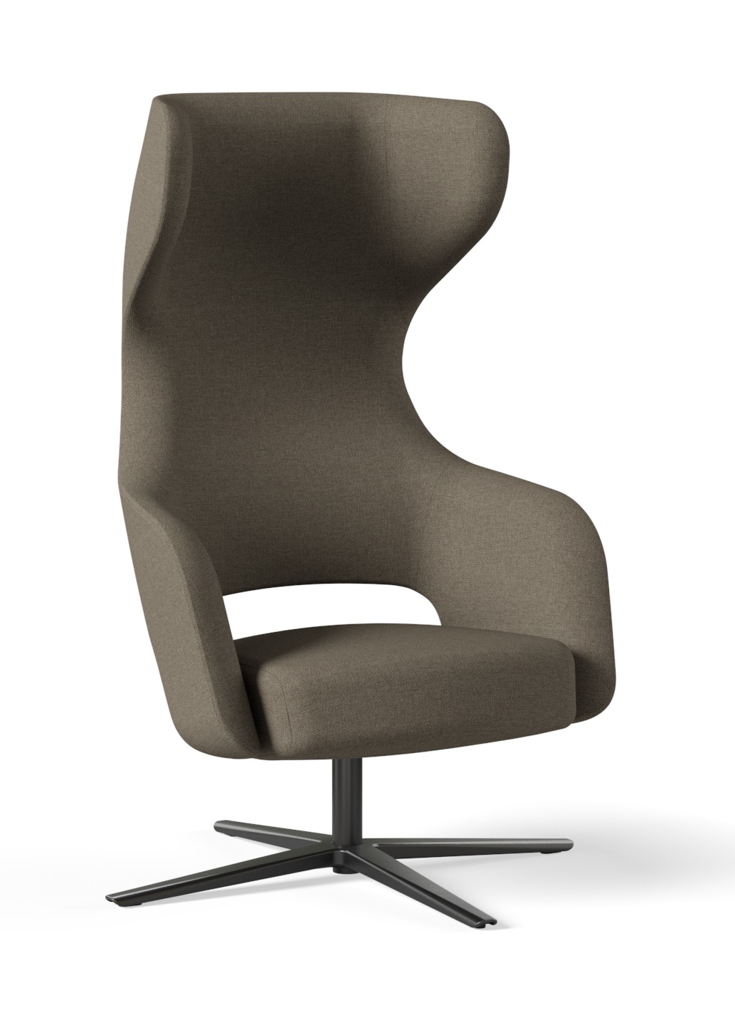 Sandie High-Back Swivel Adjustable Lounge Chair