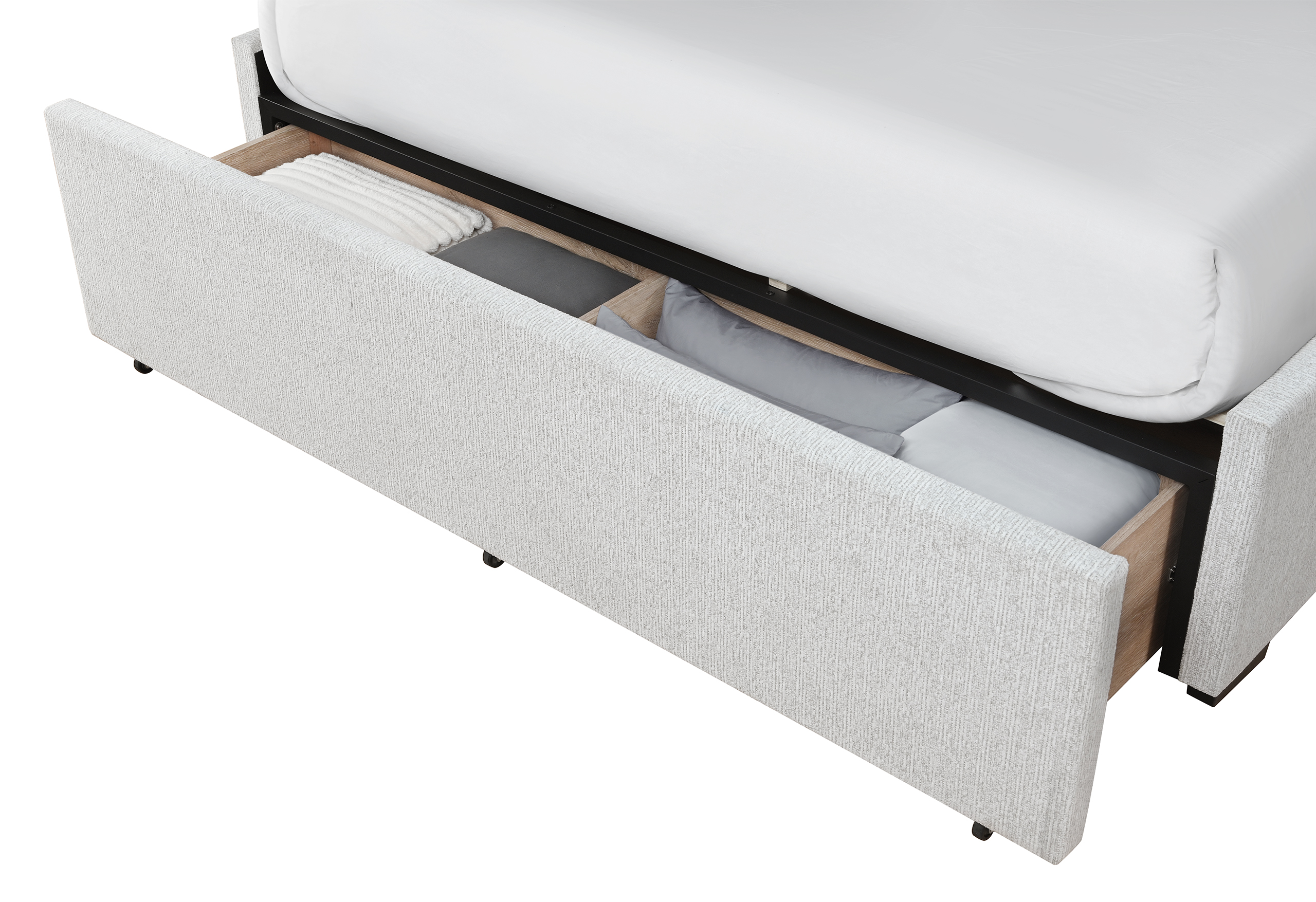 Sadie King Size Storage Bed with LED