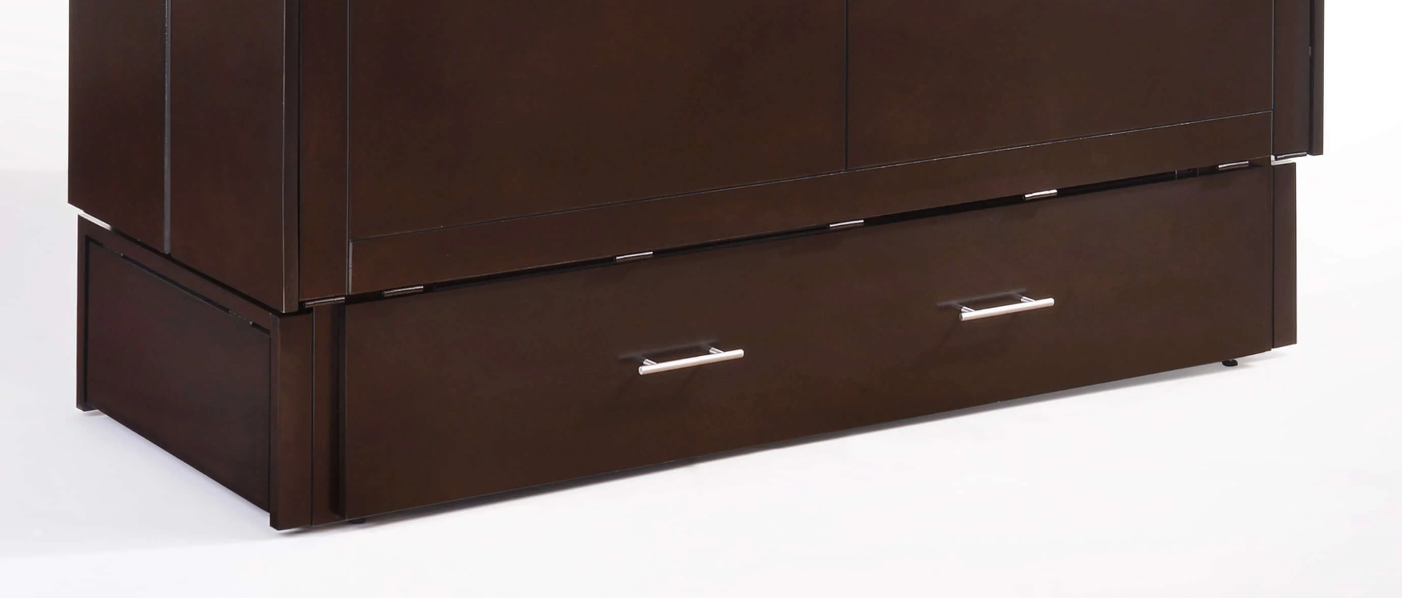 Sagebrush Wood Murphy Cabinet Bed w/Mattress