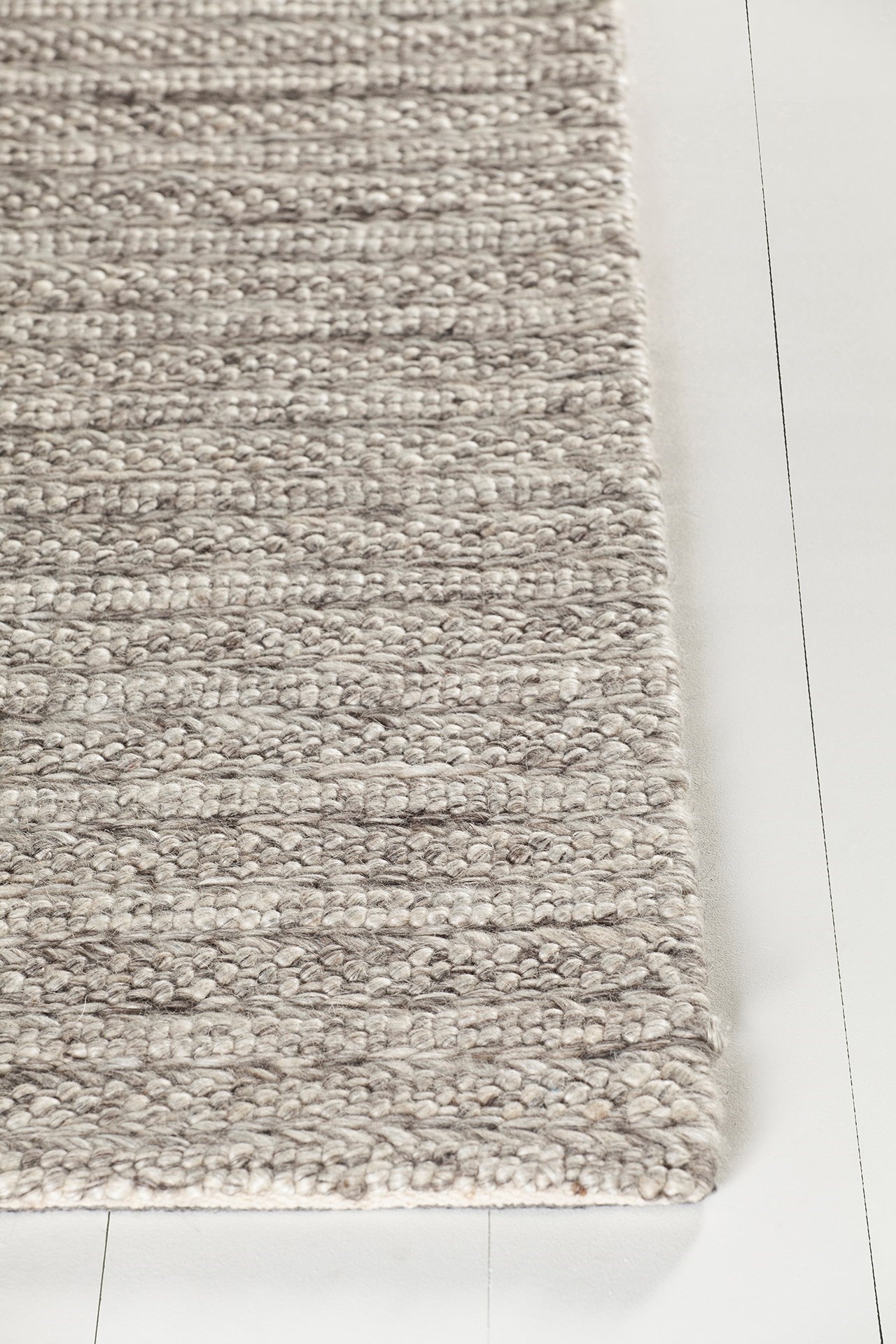 Saira Wool/Viscose Rectangular Handmade Rug, 9' x 13'