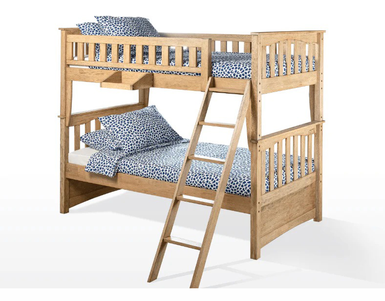 Sailboat Wood Bunk Bed, Twin/Twin Size