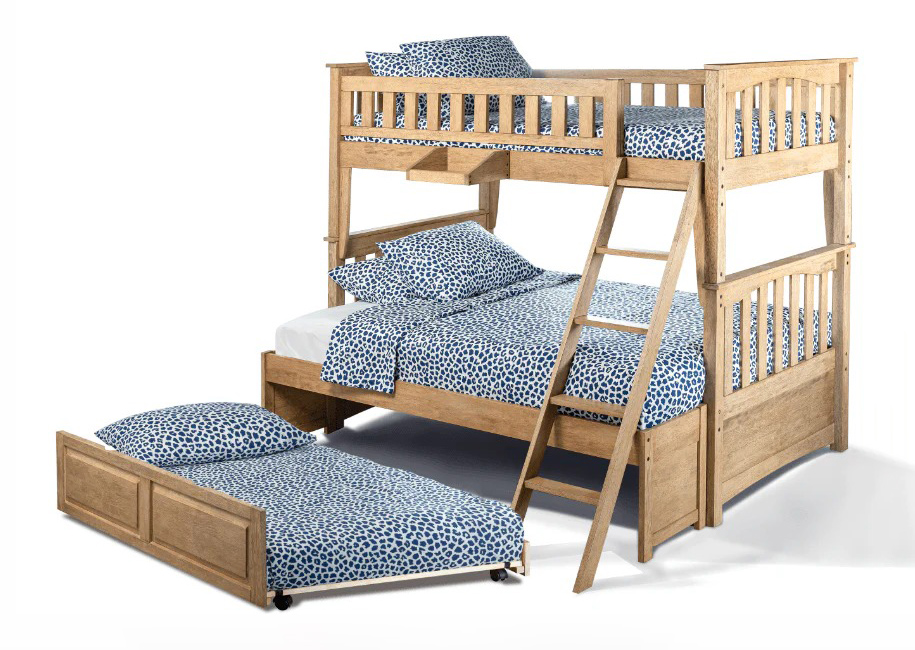 Sailboat Wood Bunk Bed, Twin/Full Size