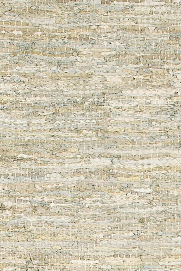 Saket Leather/Cotton Rectangular Hand-woven Rug, 2' x 3"