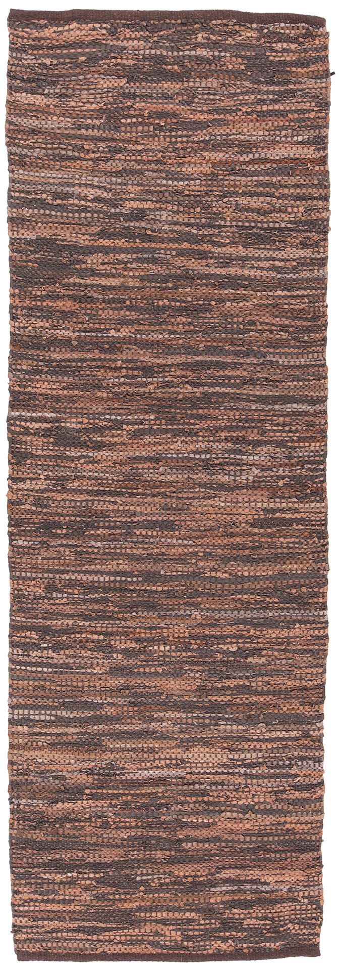Saket Leather/Cotton Rectangular Hand-woven Rug