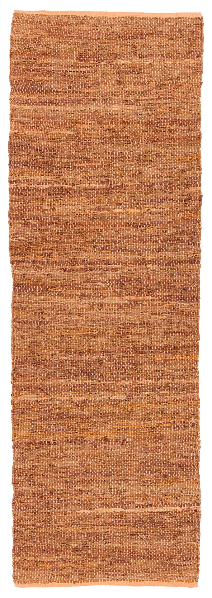 Saket Leather/Cotton Rectangular Hand-woven Rug