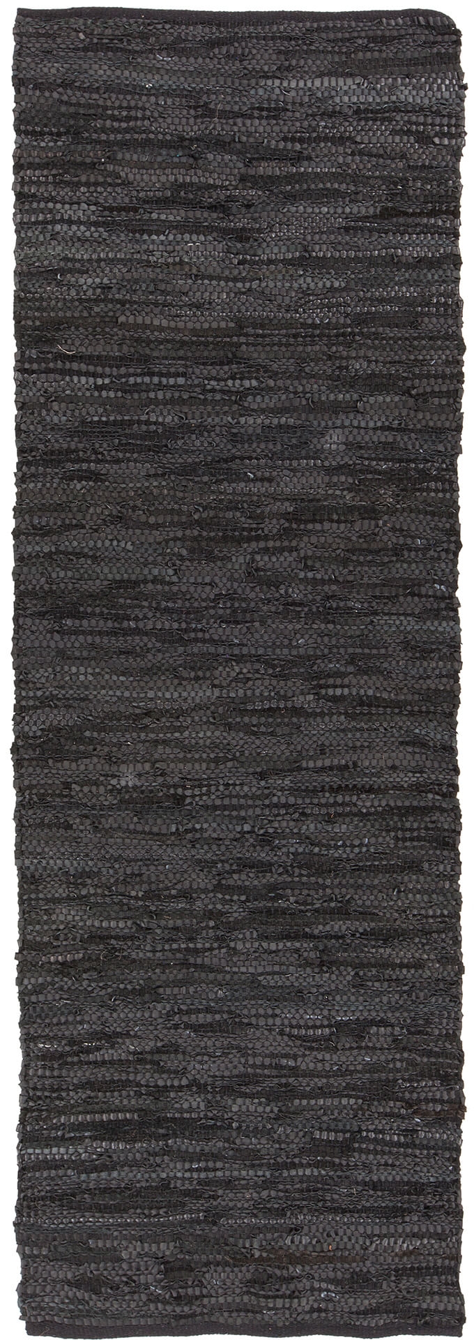 Saket Leather/Cotton Rectangular Hand-woven Rug