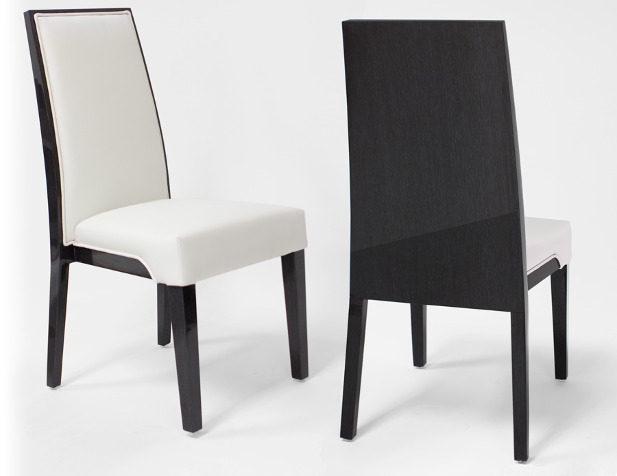Samba Wood/Leather Dining Side Chair