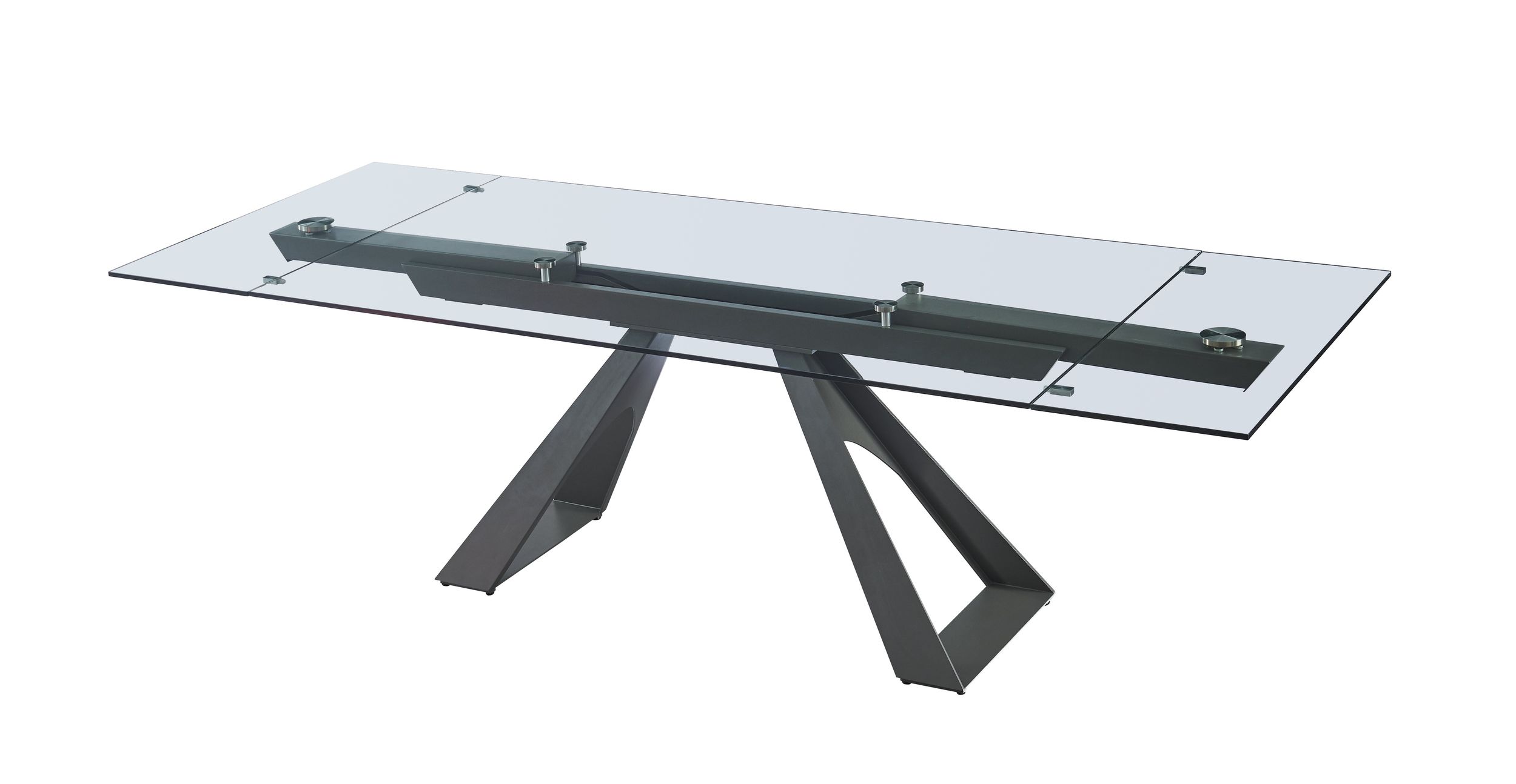 San Diego Glass Extendable Dining Table