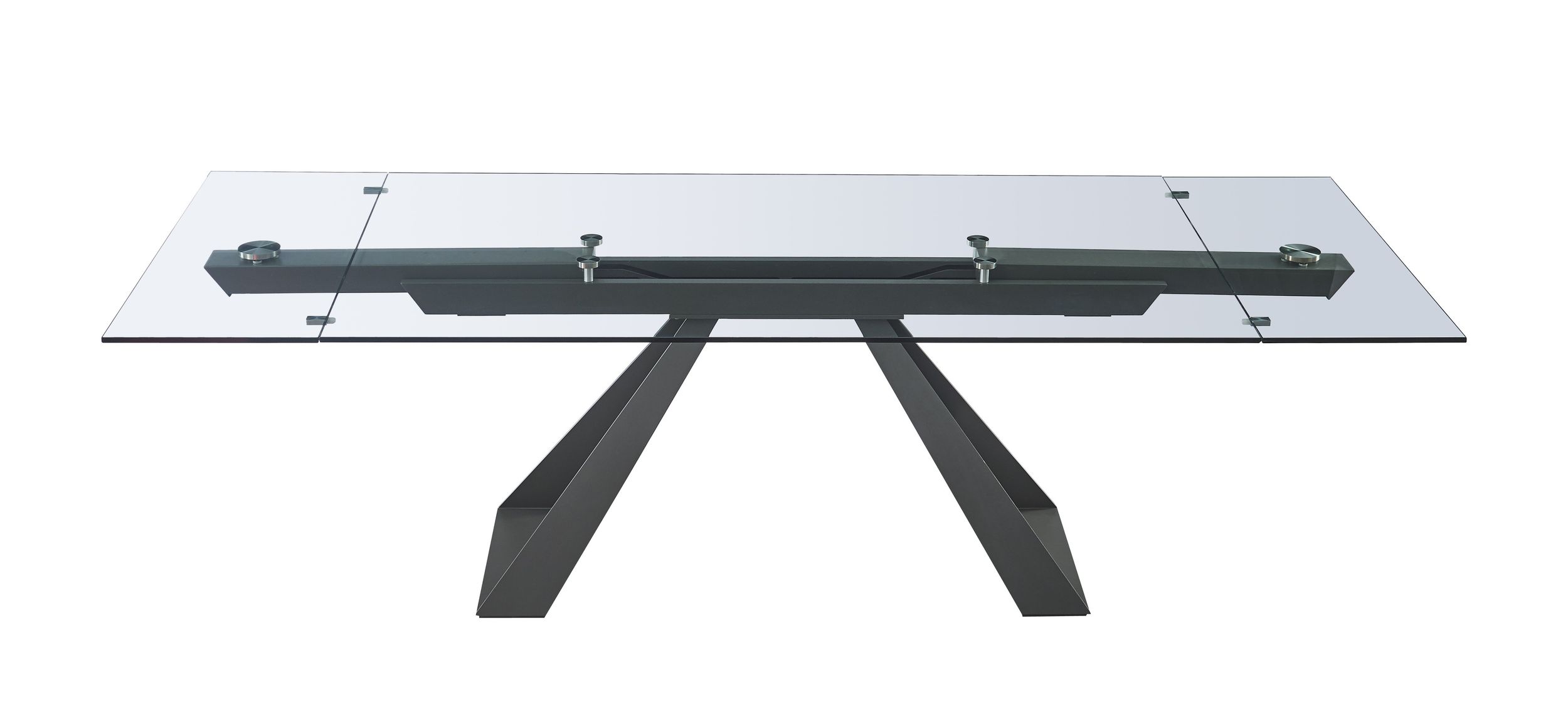 San Diego Glass Extendable Dining Table