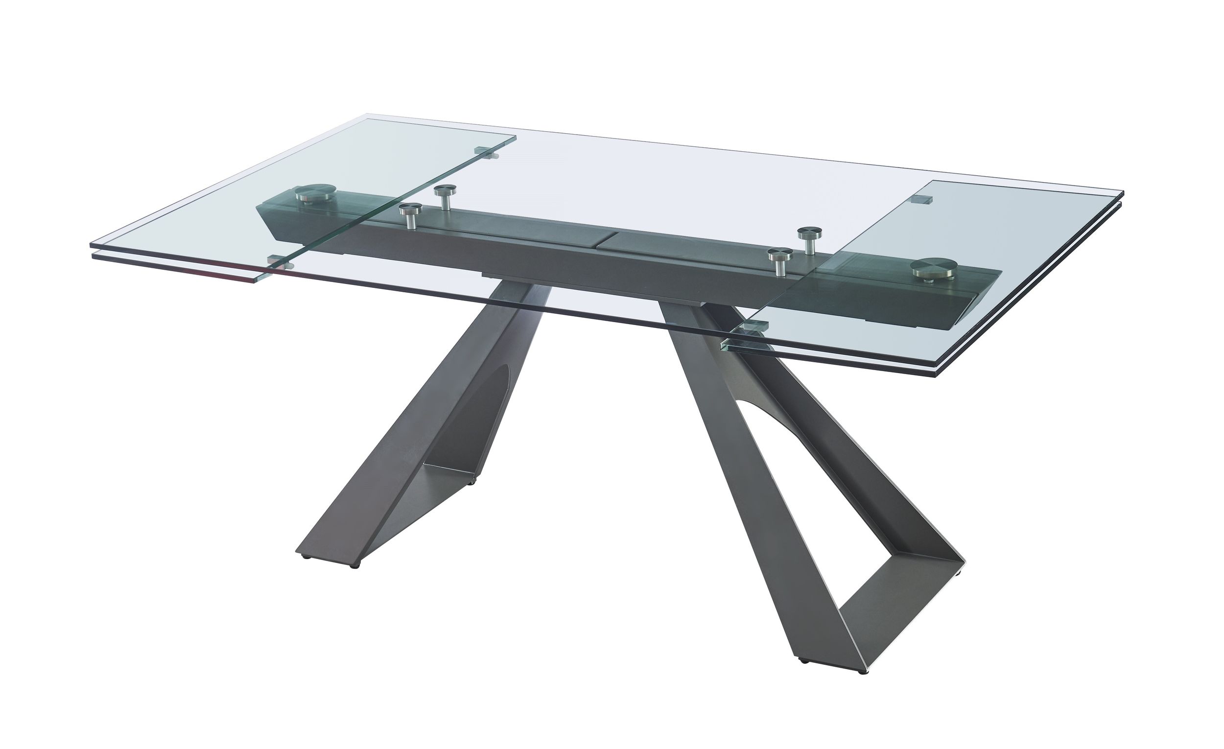 San Diego Glass Extendable Dining Table