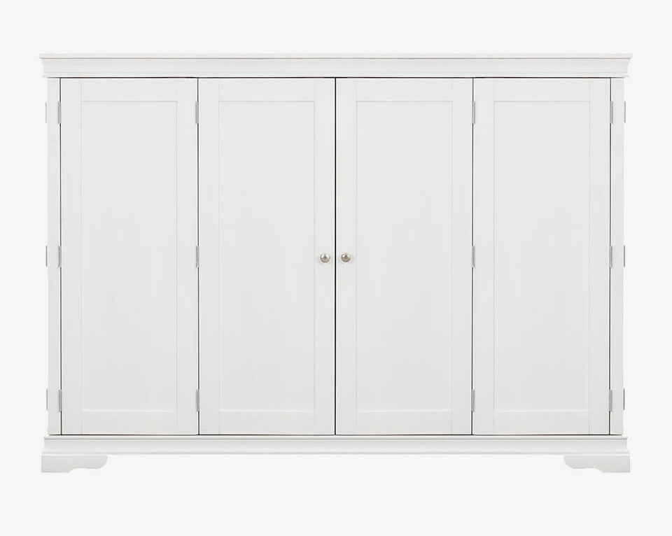 Sealy San Sebastian Wood Murphy Cabinet Bed w/Mattress, Queen Size