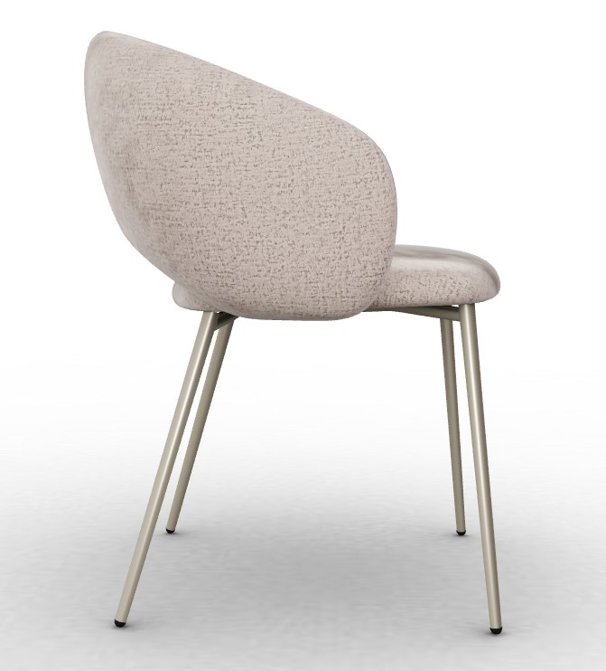 Anime Aspen Fabric/Metal Dining Chair