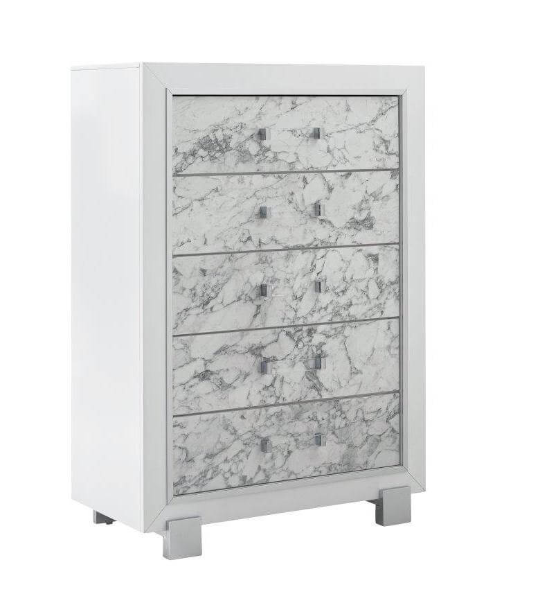 SANTORINI WHITE NIGHTSTAND