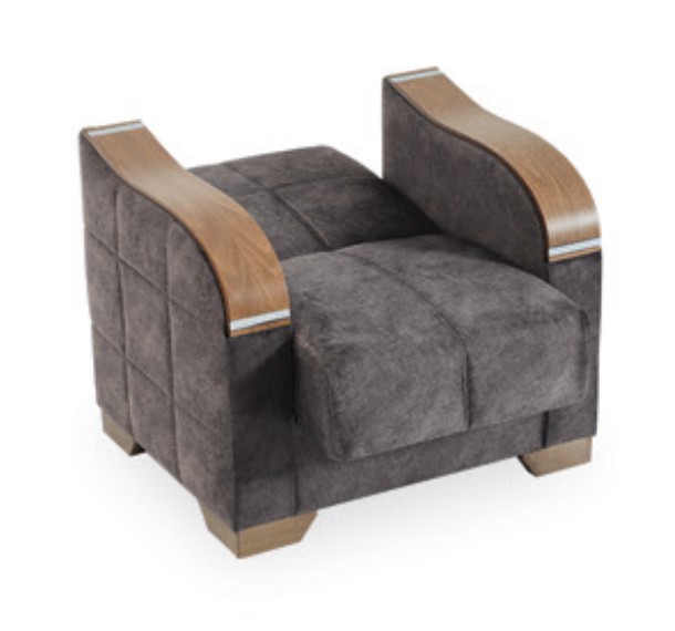 Saphire Microsuede Convertible Chair