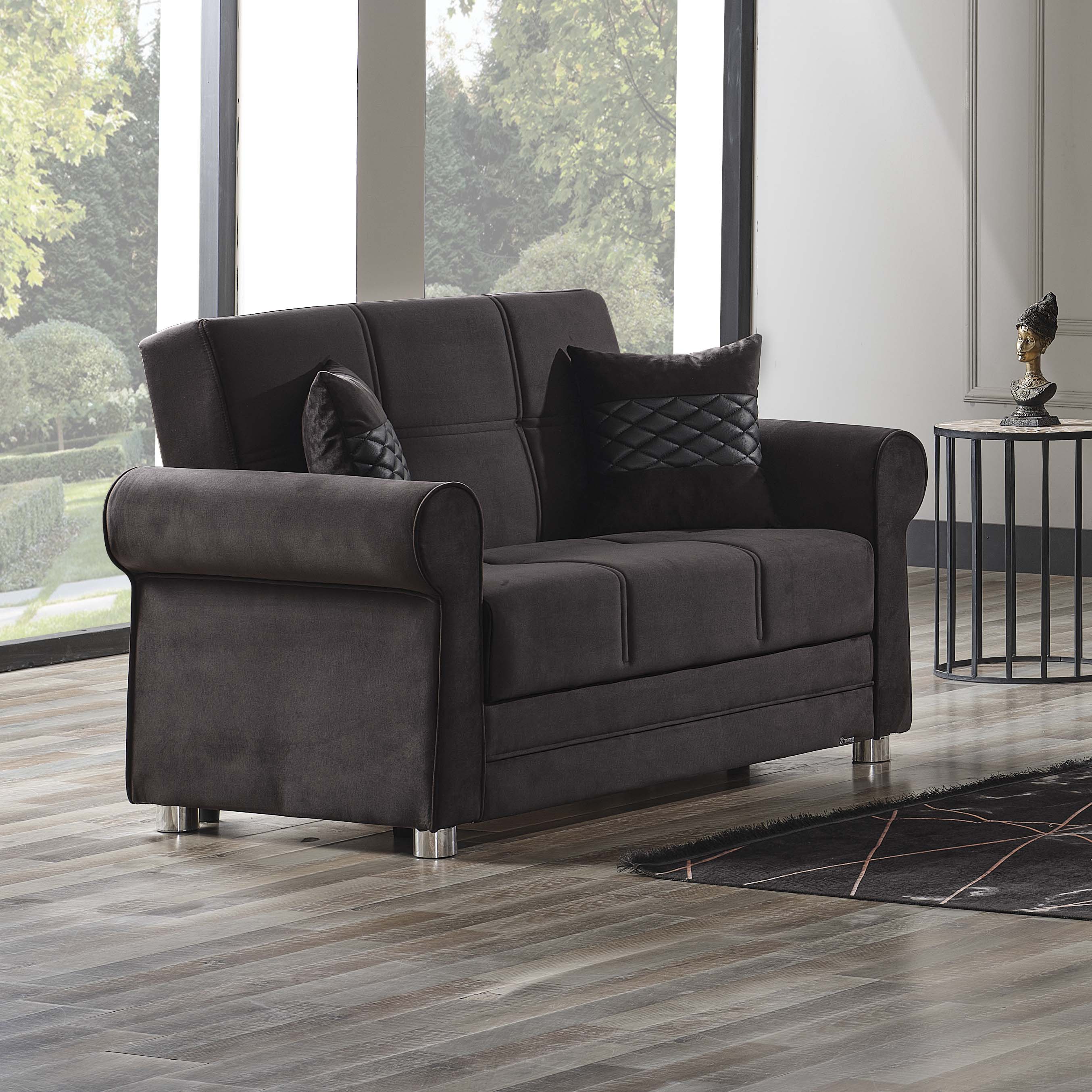 Sara Fabric Convertible Living Room Set