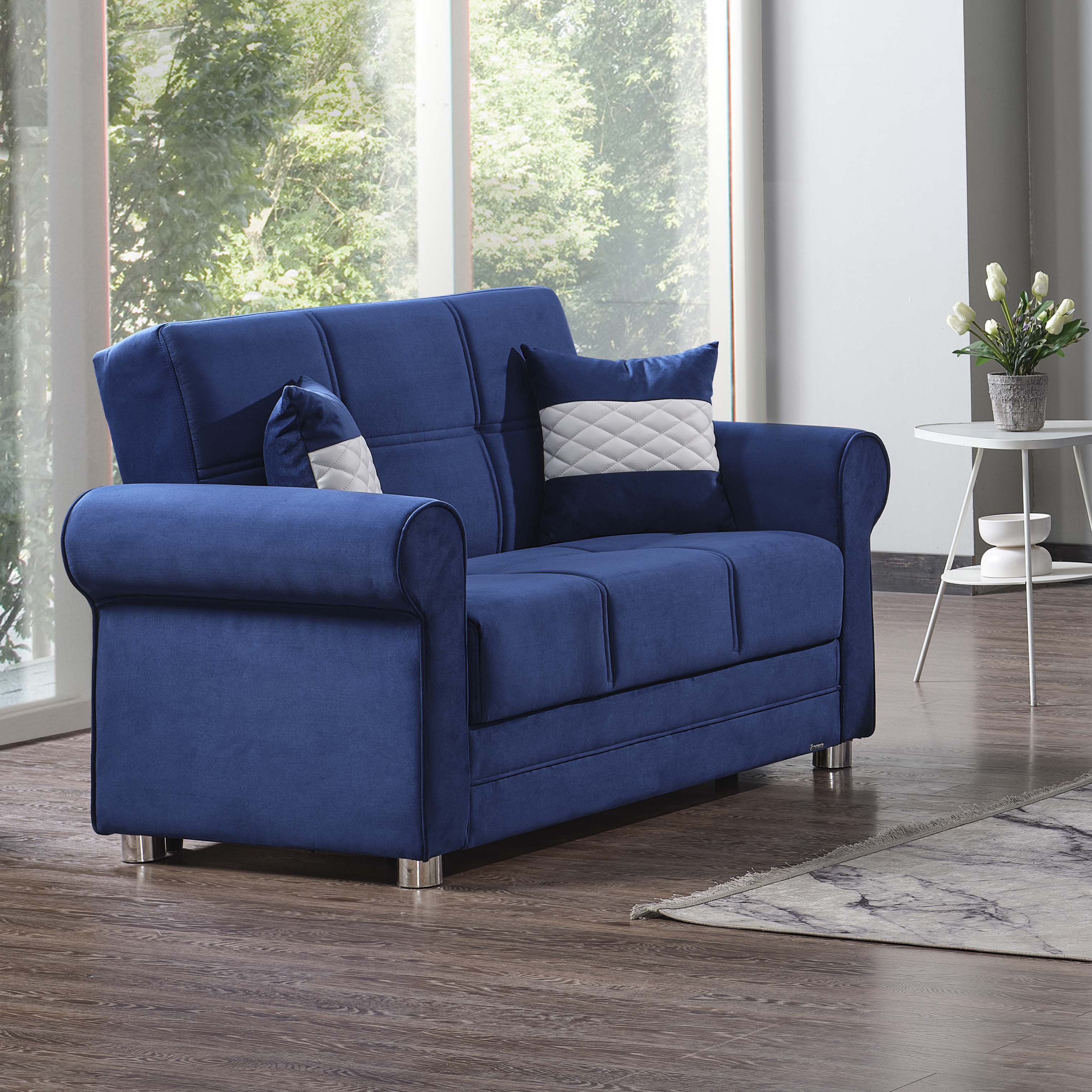 Sara Fabric Convertible Living Room Set