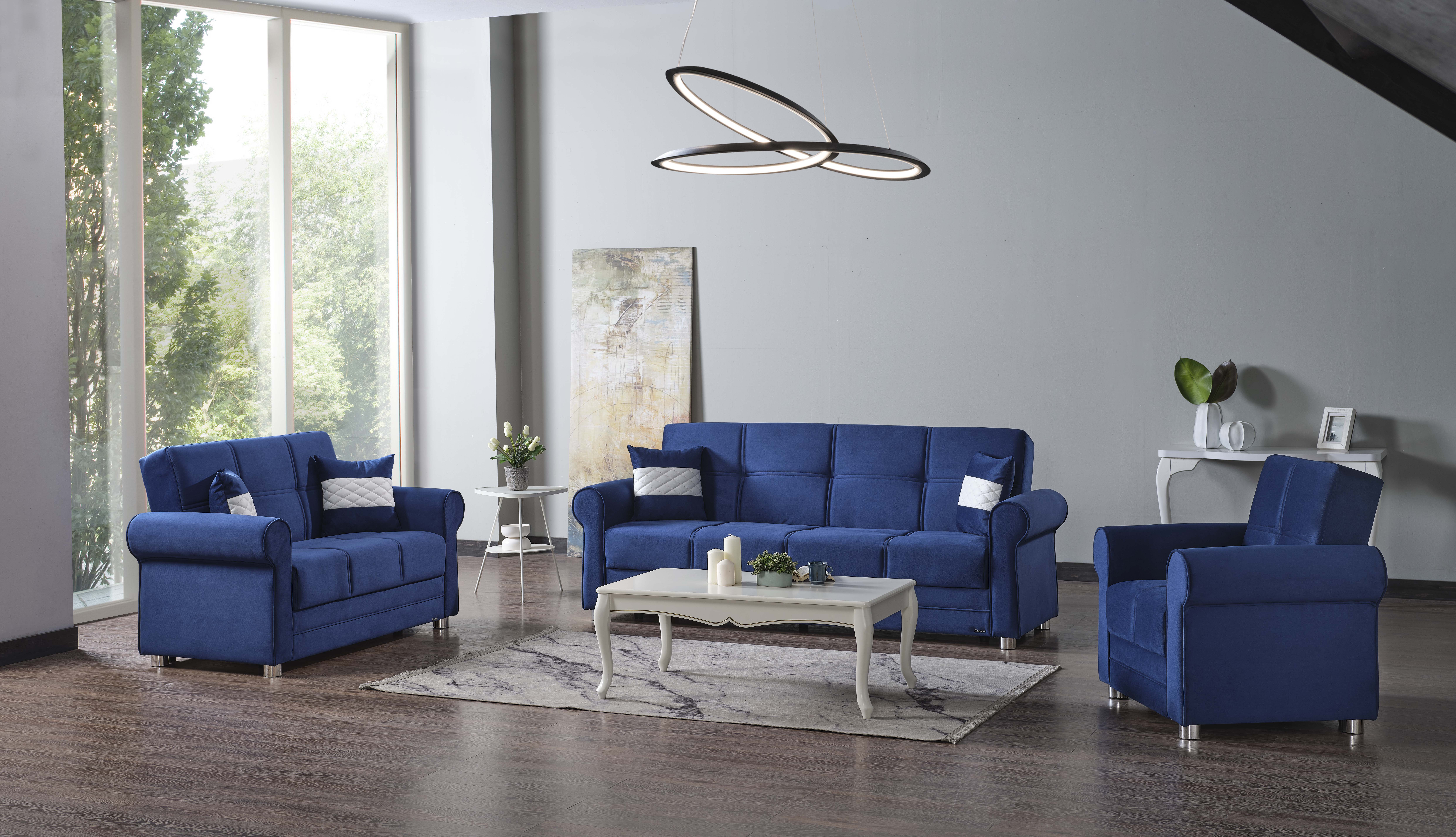Sara Fabric Convertible Sofabed