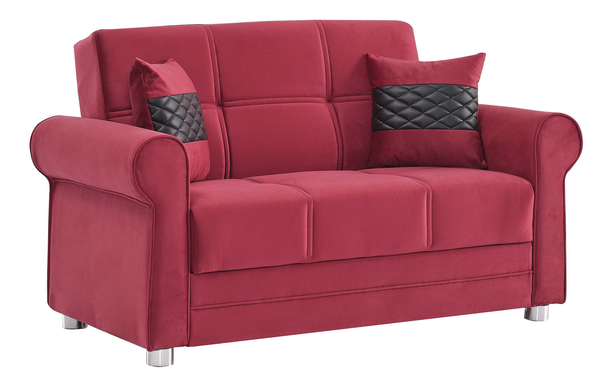 Sara Fabric Convertible Living Room Set