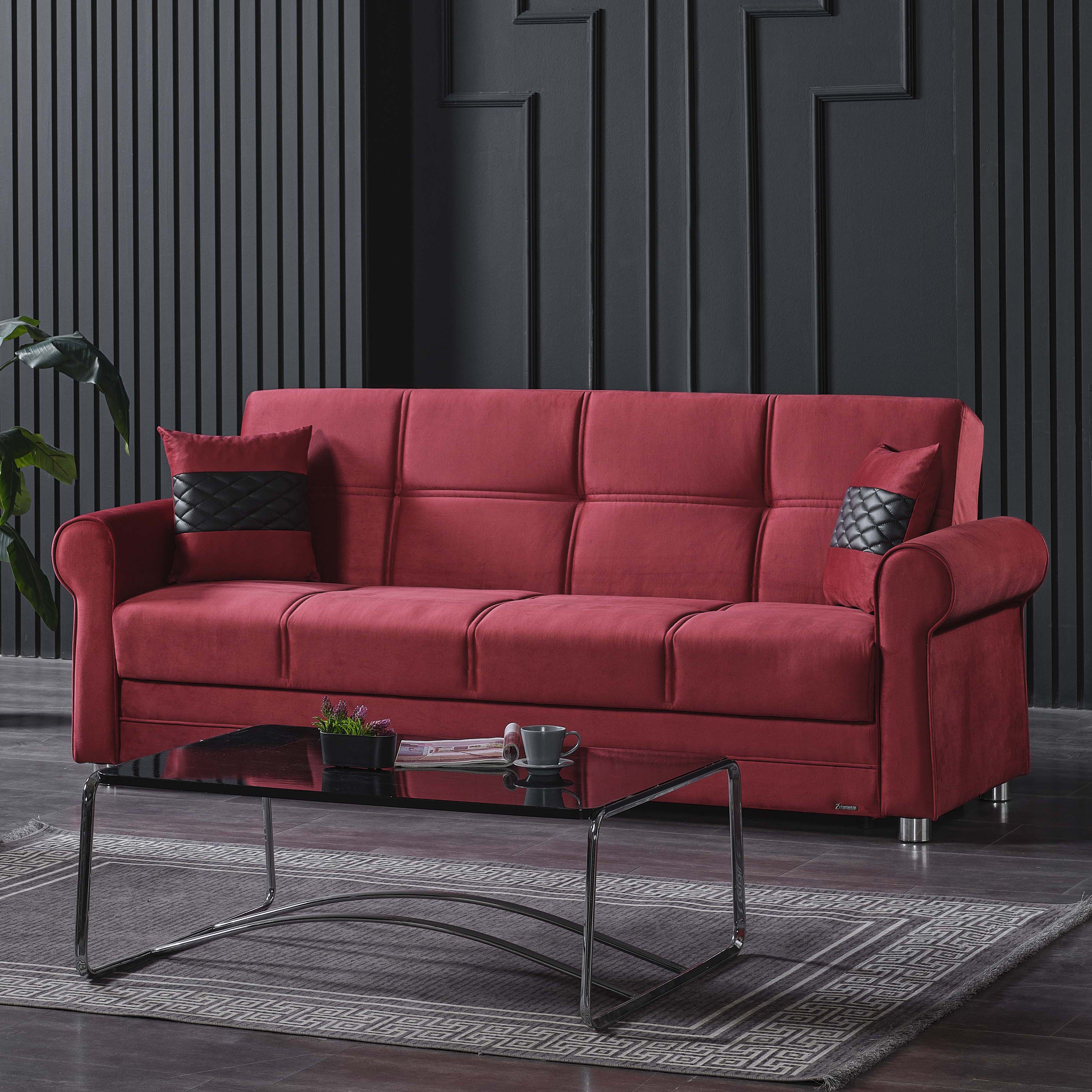 Sara Fabric Convertible Sofabed