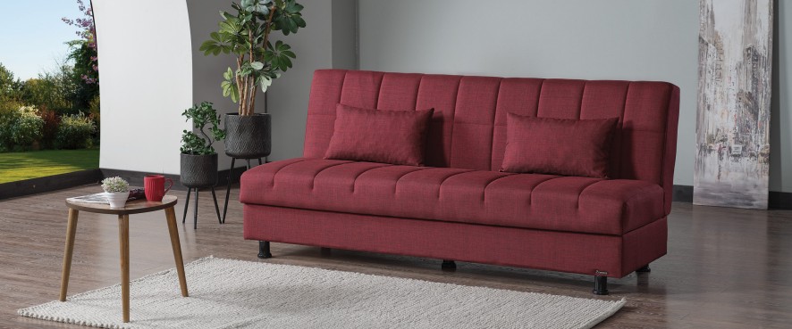 Sasta Polyester Convertible Storage Sofa