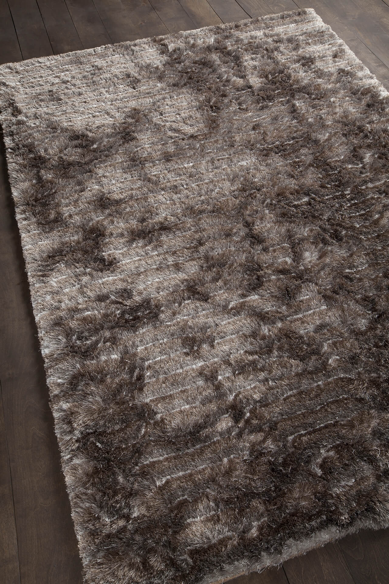 Savona Polyester Rectangular Shag Handmade Rug, 5' x 7'6"