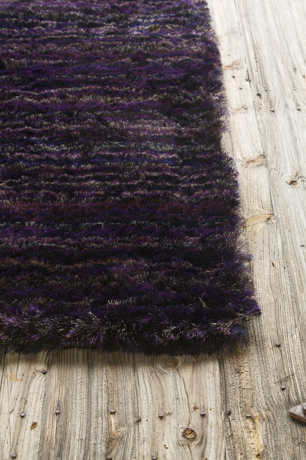 Savona Polyester Rectangular Shag Handmade Rug, 5' x 7'6"