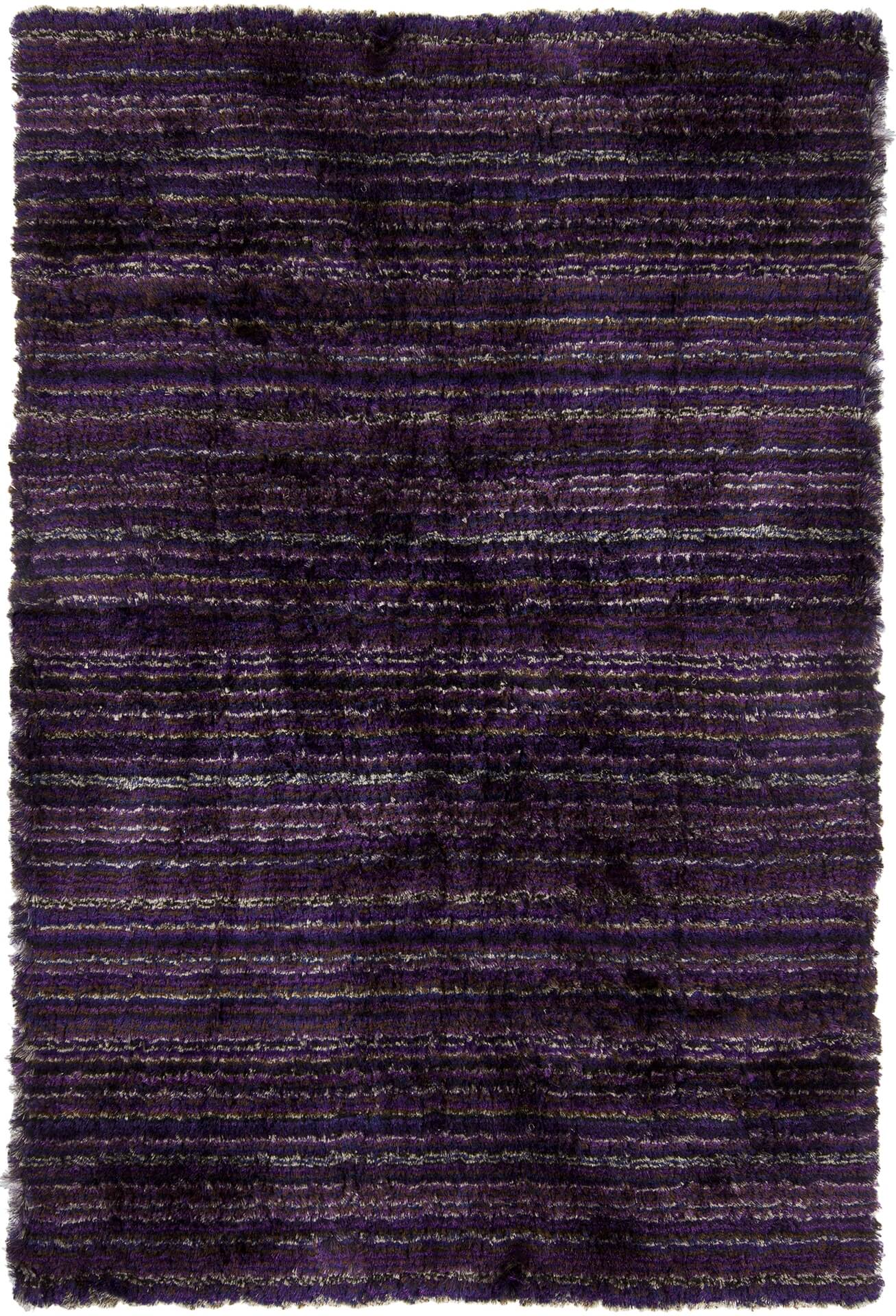 Savona Polyester Rectangular Shag Handmade Rug