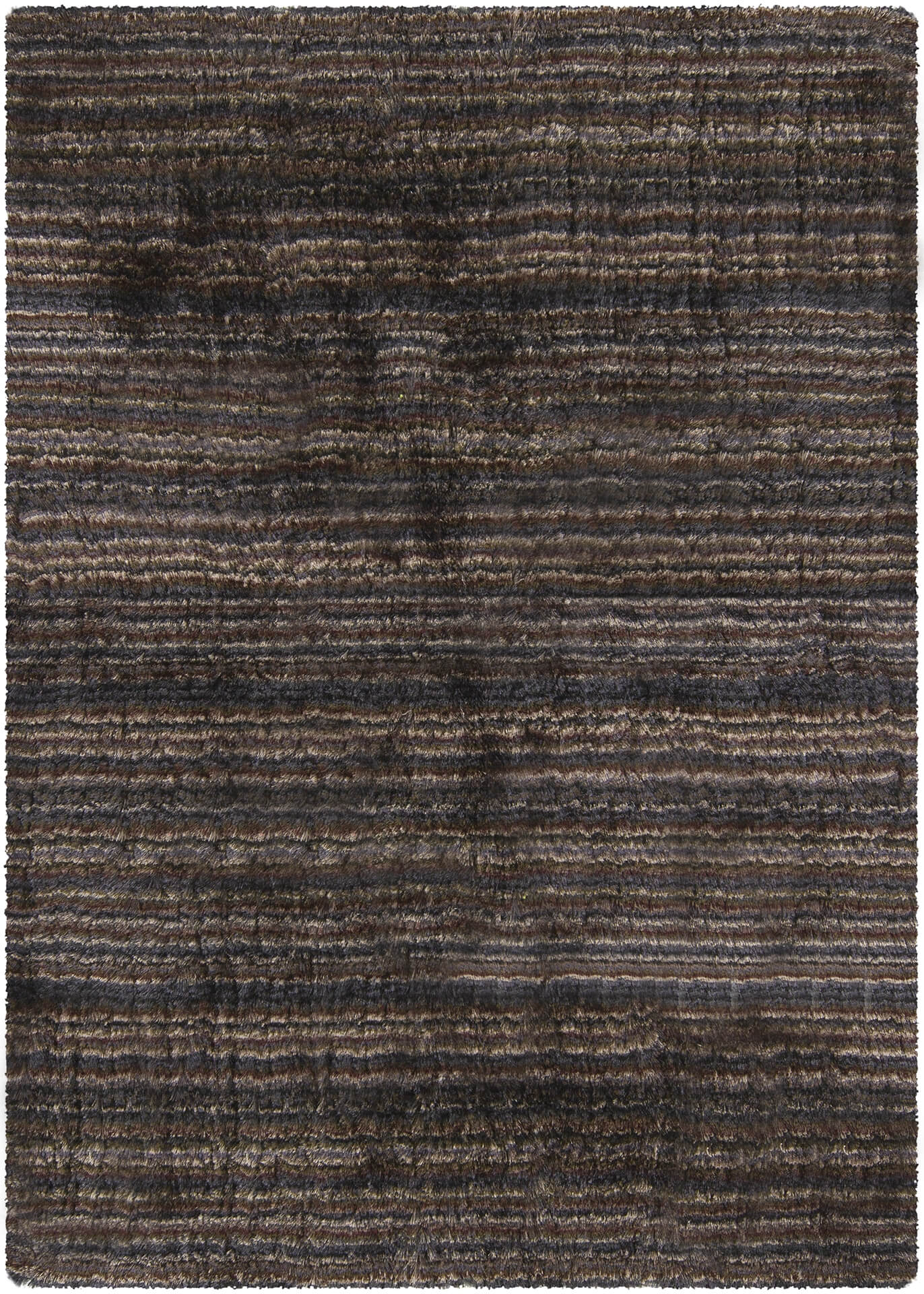 Savona Polyester Rectangular Shag Handmade Rug