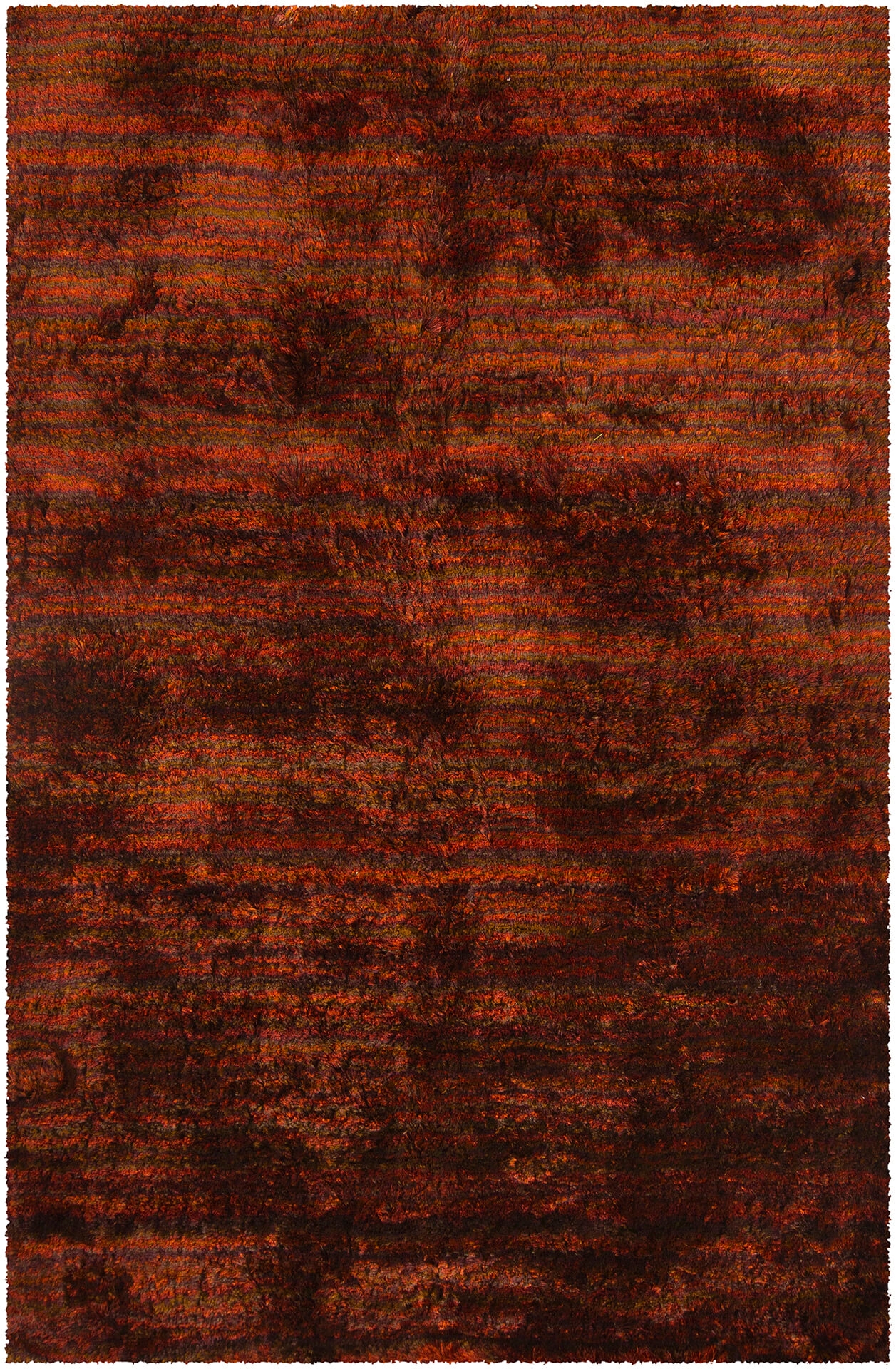 Savona Polyester Rectangular Shag Handmade Rug