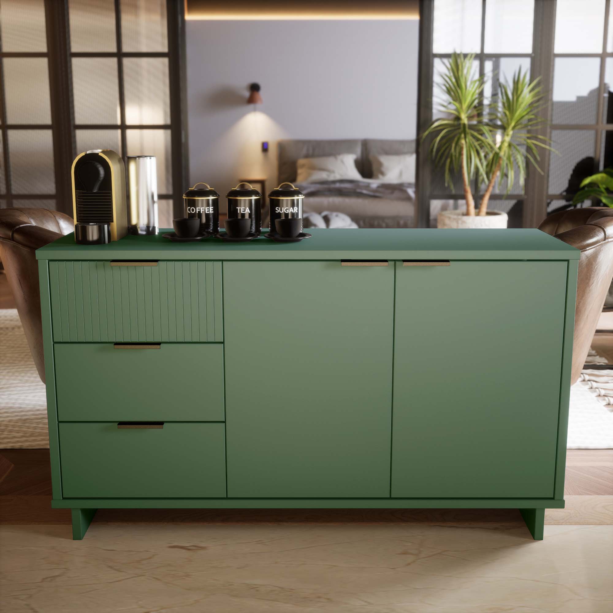 Granville 55-inch Sideboard w/3 Full Extension Drawers