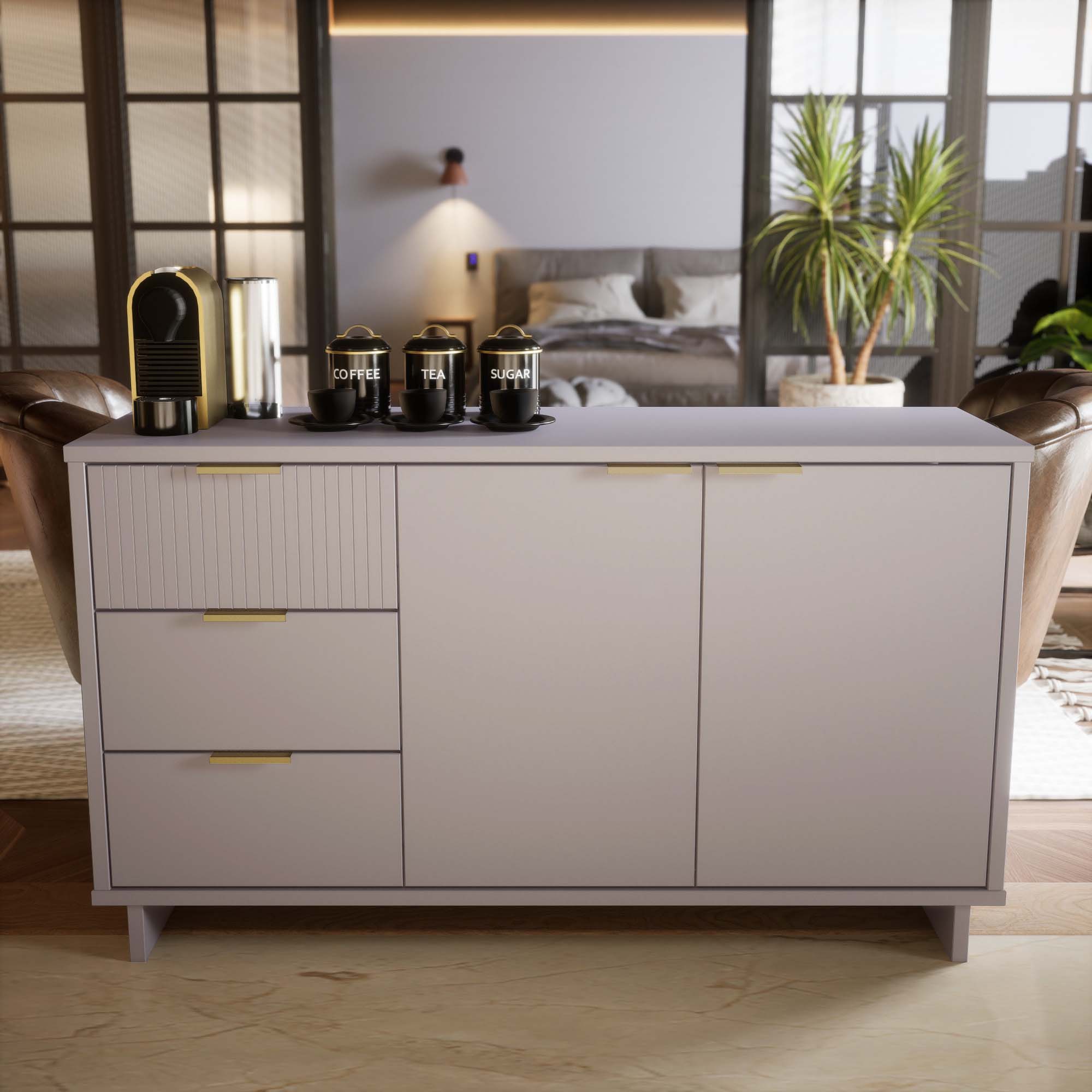 Granville 55-inch Sideboard w/3 Full Extension Drawers
