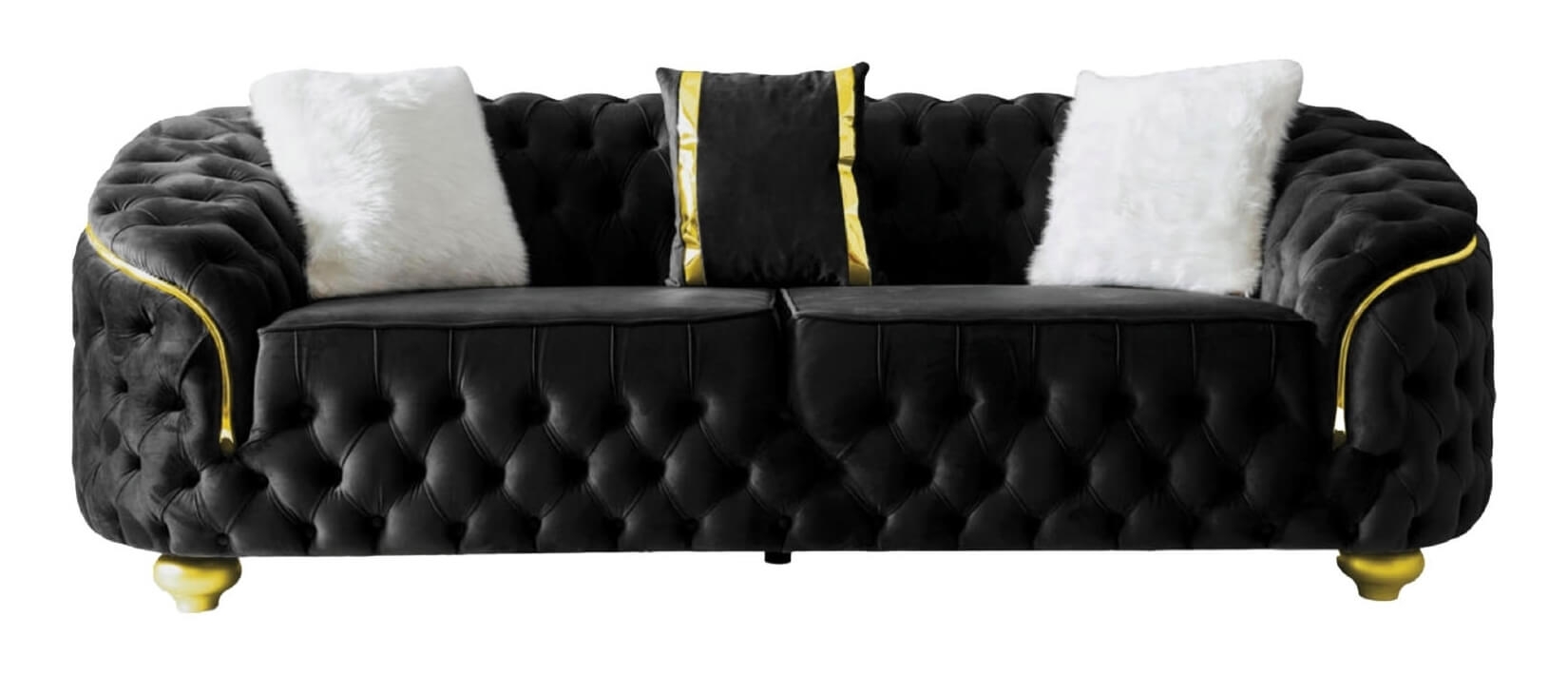 Bursa Tufted Velvet Living Room Set