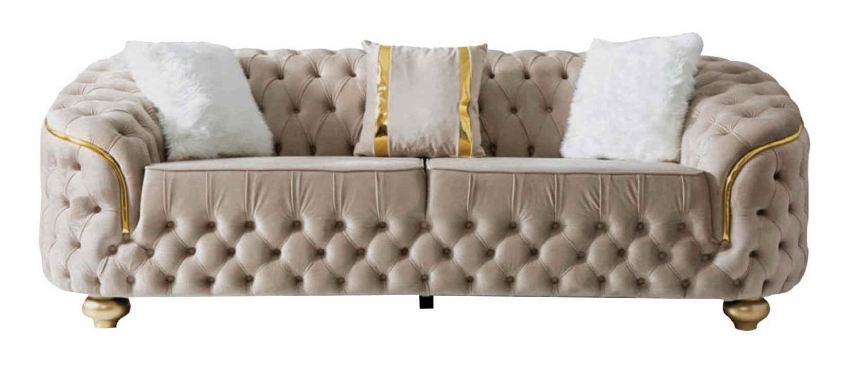 Bursa Tufted Velvet Living Room Set
