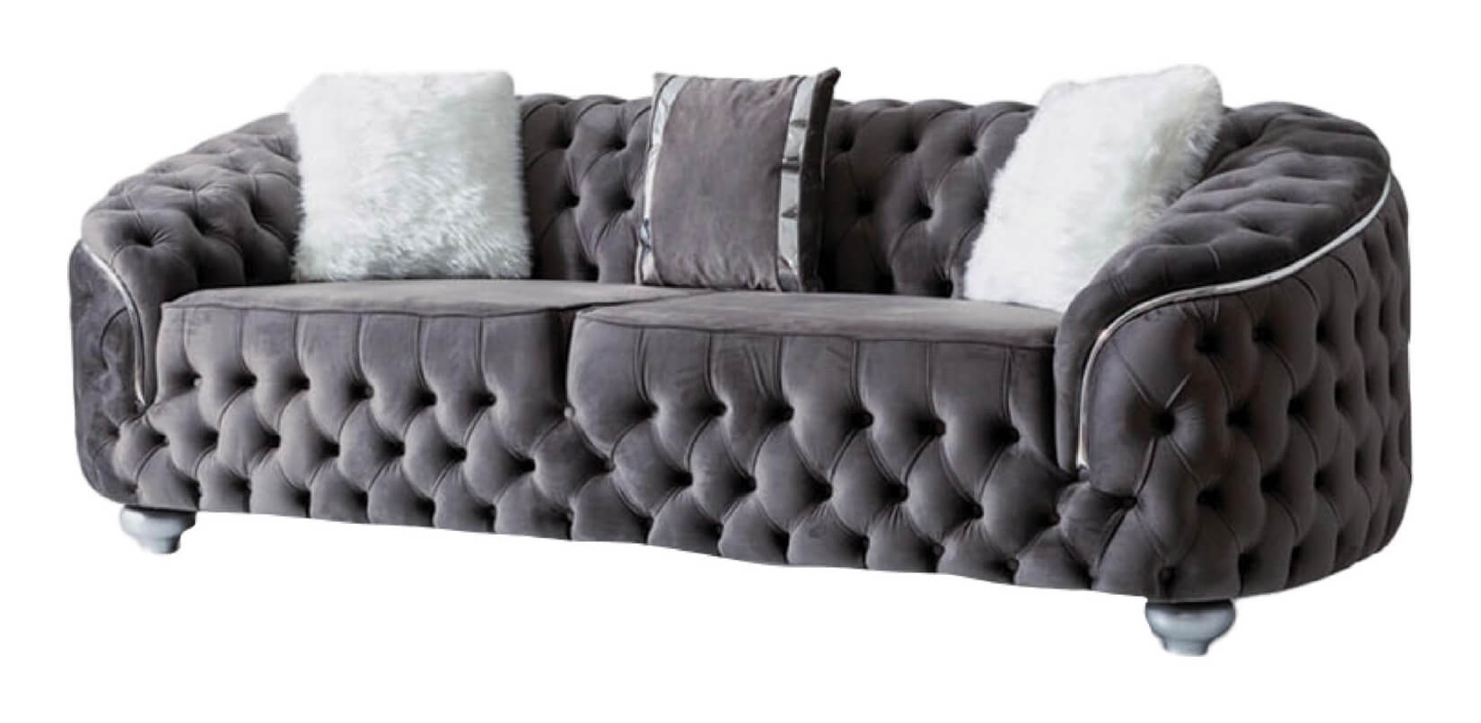 Bursa Tufted Velvet Living Room Set