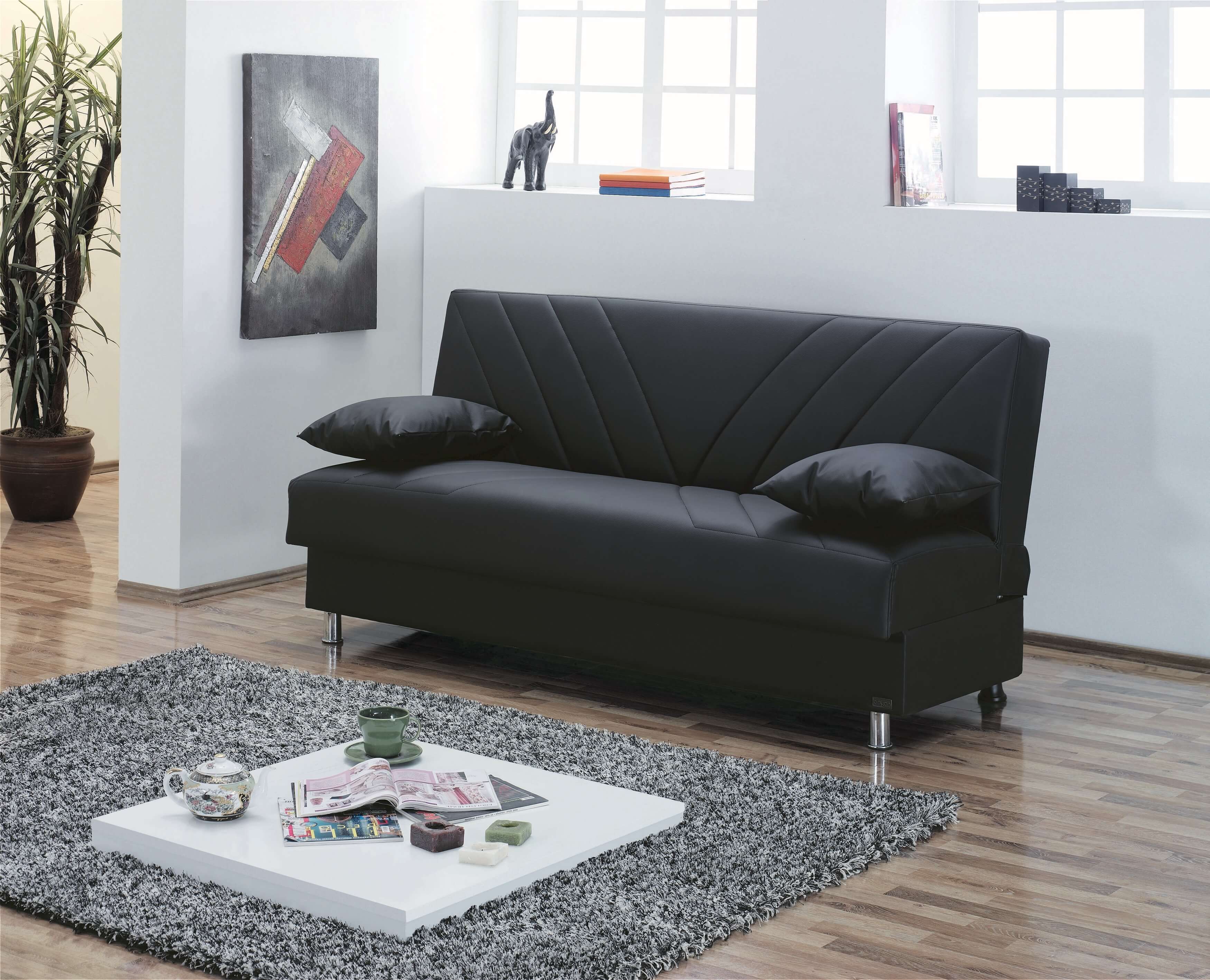 Halifax Leatherette Storage Sofabed