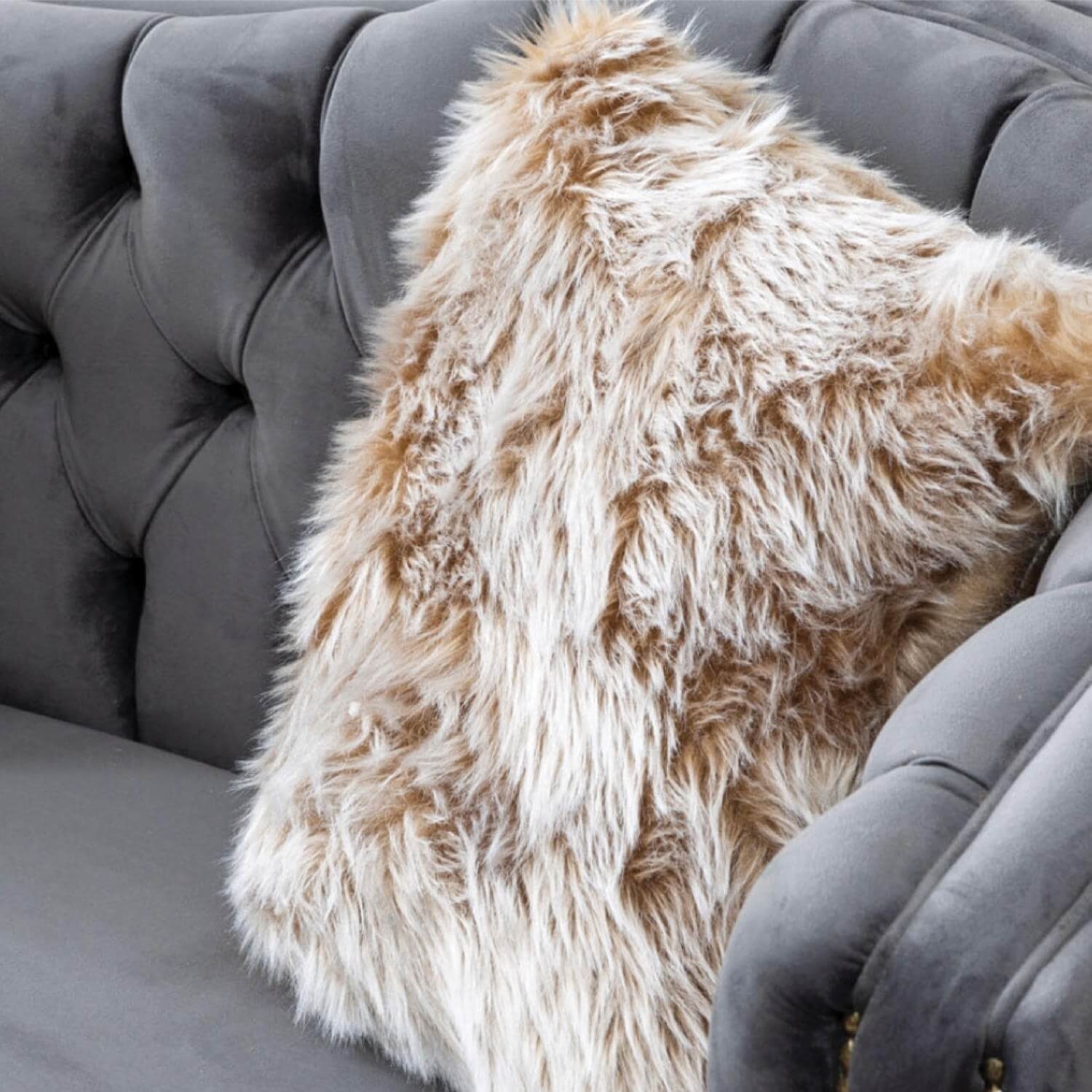 Happy Tufted Velvet Sofa