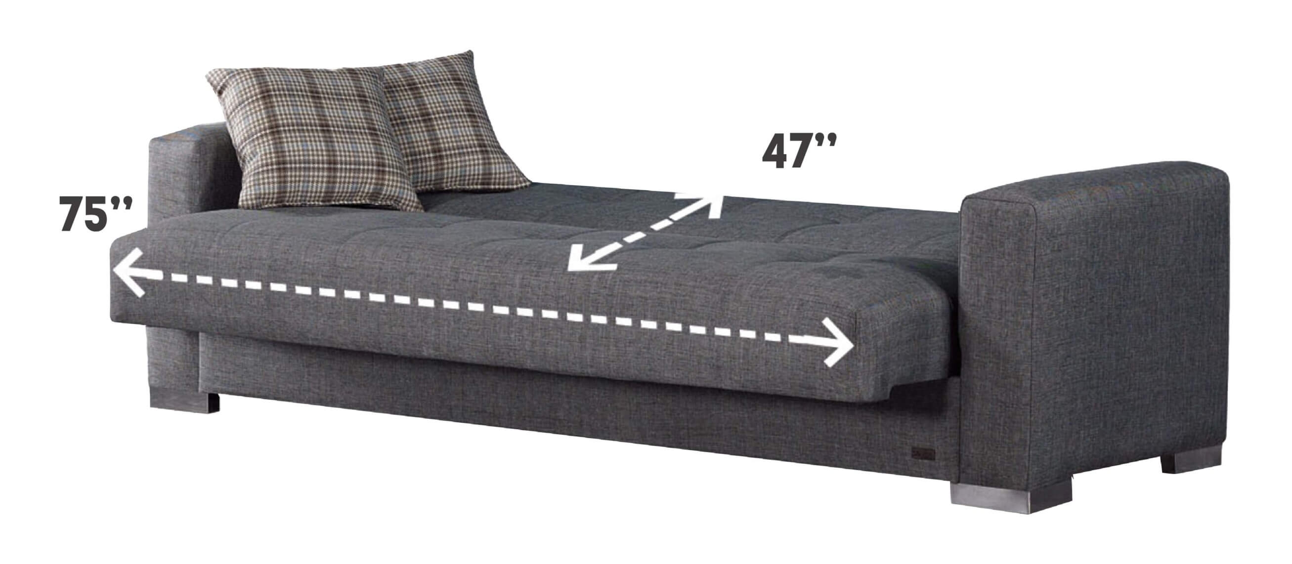 Kansas Fabric Storage Sofabed