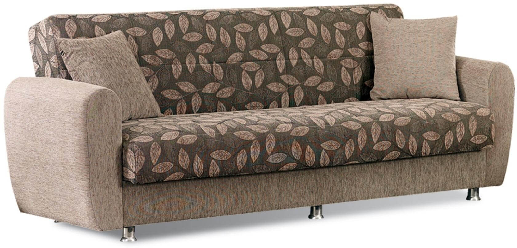 Chestnut Fabric Storage Sofabed