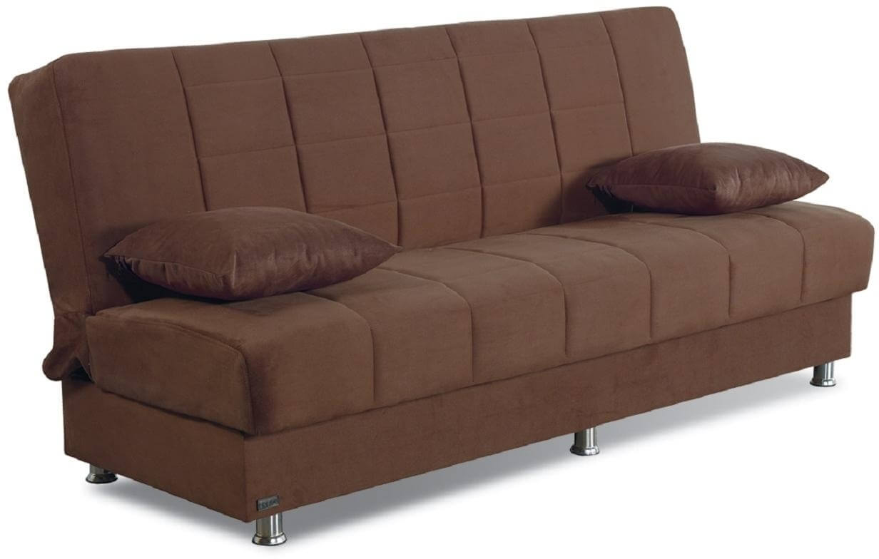 Hamilton Microfiber Fabric Storage Sofabed