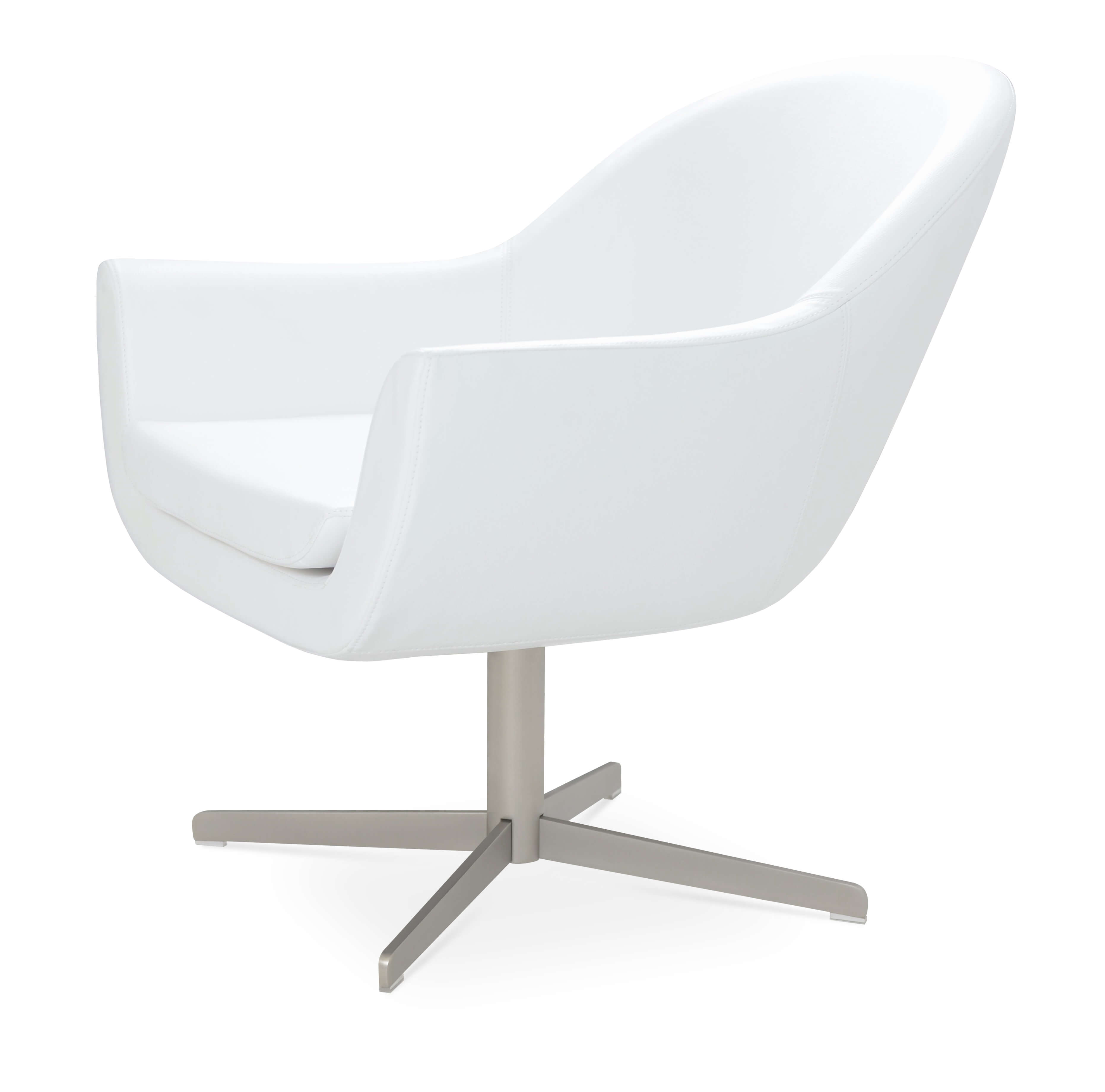 Madison 4 Star Armchair, Black Leatherette by SohoConcept Furniture