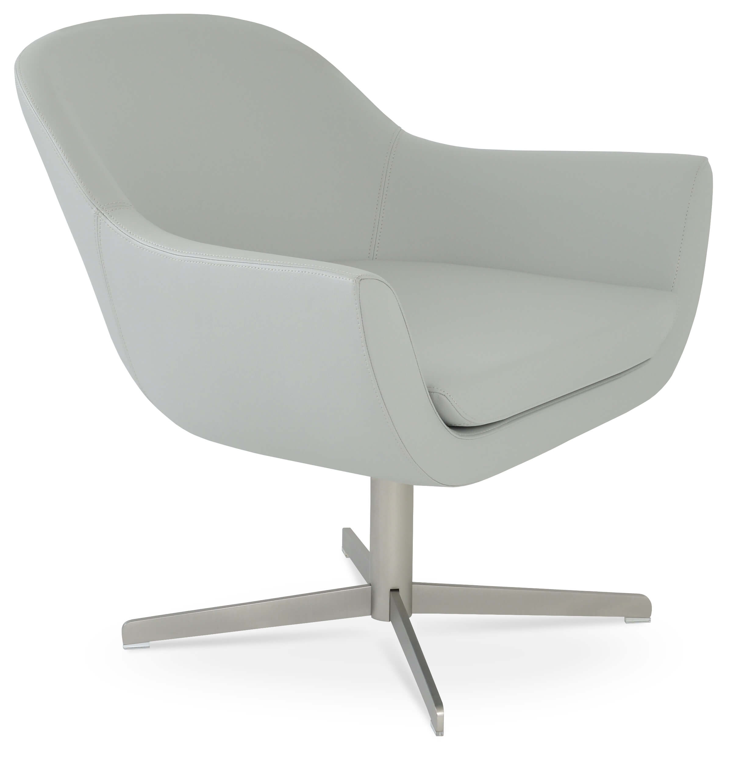 Madison 4 Star Armchair, Black Leatherette by SohoConcept Furniture