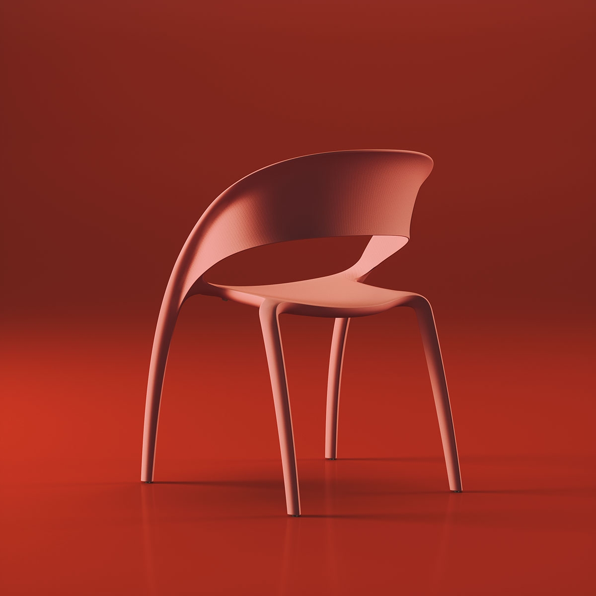 Bee Polypropylene Stacking Visitor Office Chair