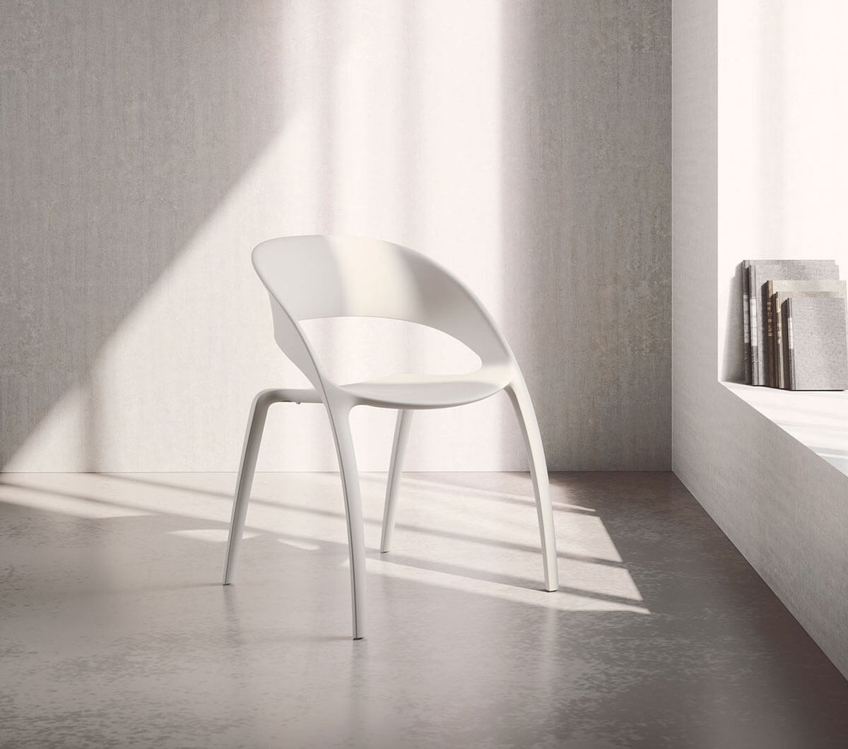 Bee Polypropylene Stacking Visitor Office Chair