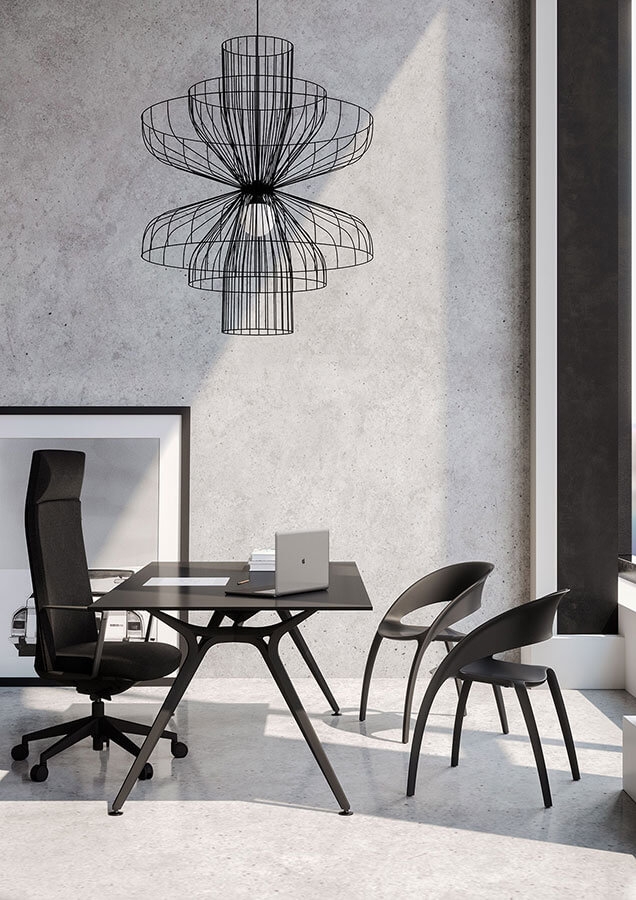 Bee Polypropylene Stacking Visitor Office Chair