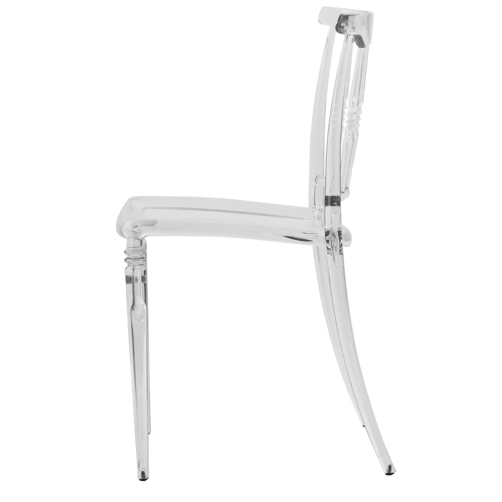 Spindle Plastic Dining Chair (Set of 2)