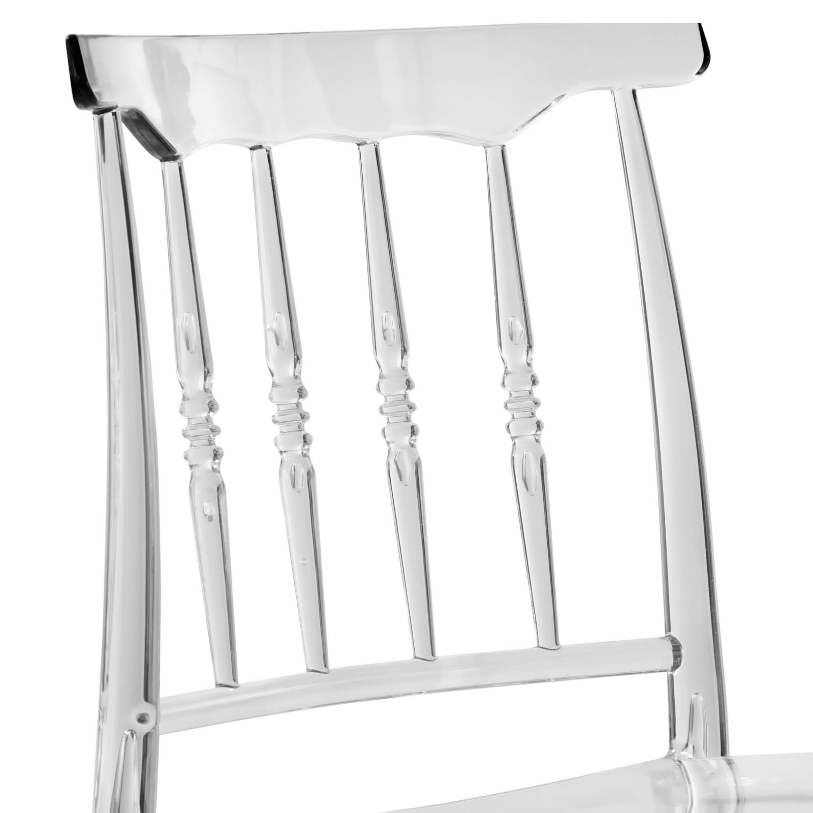 Spindle Plastic Dining Chair