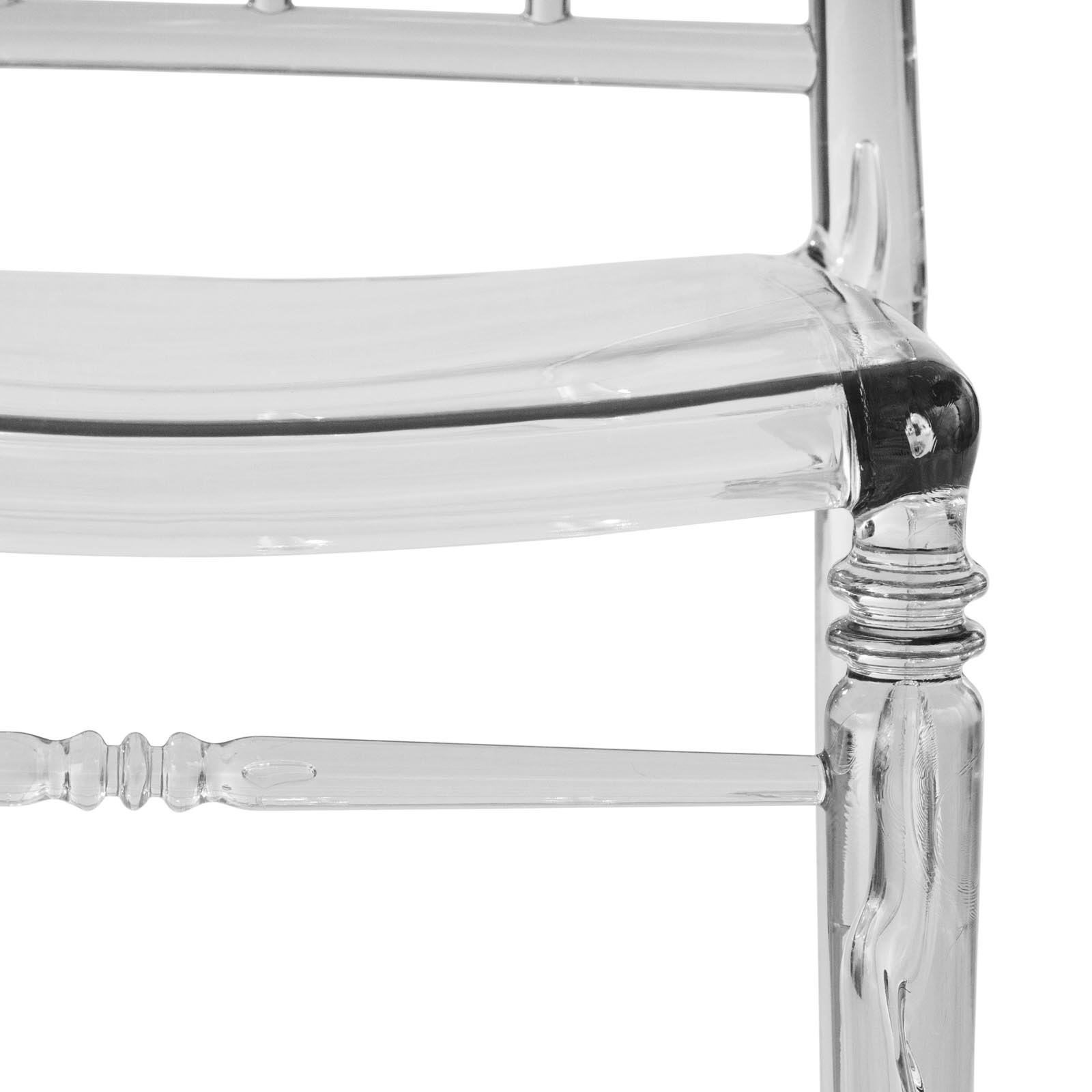 Spindle Plastic Dining Chair (Set of 4)