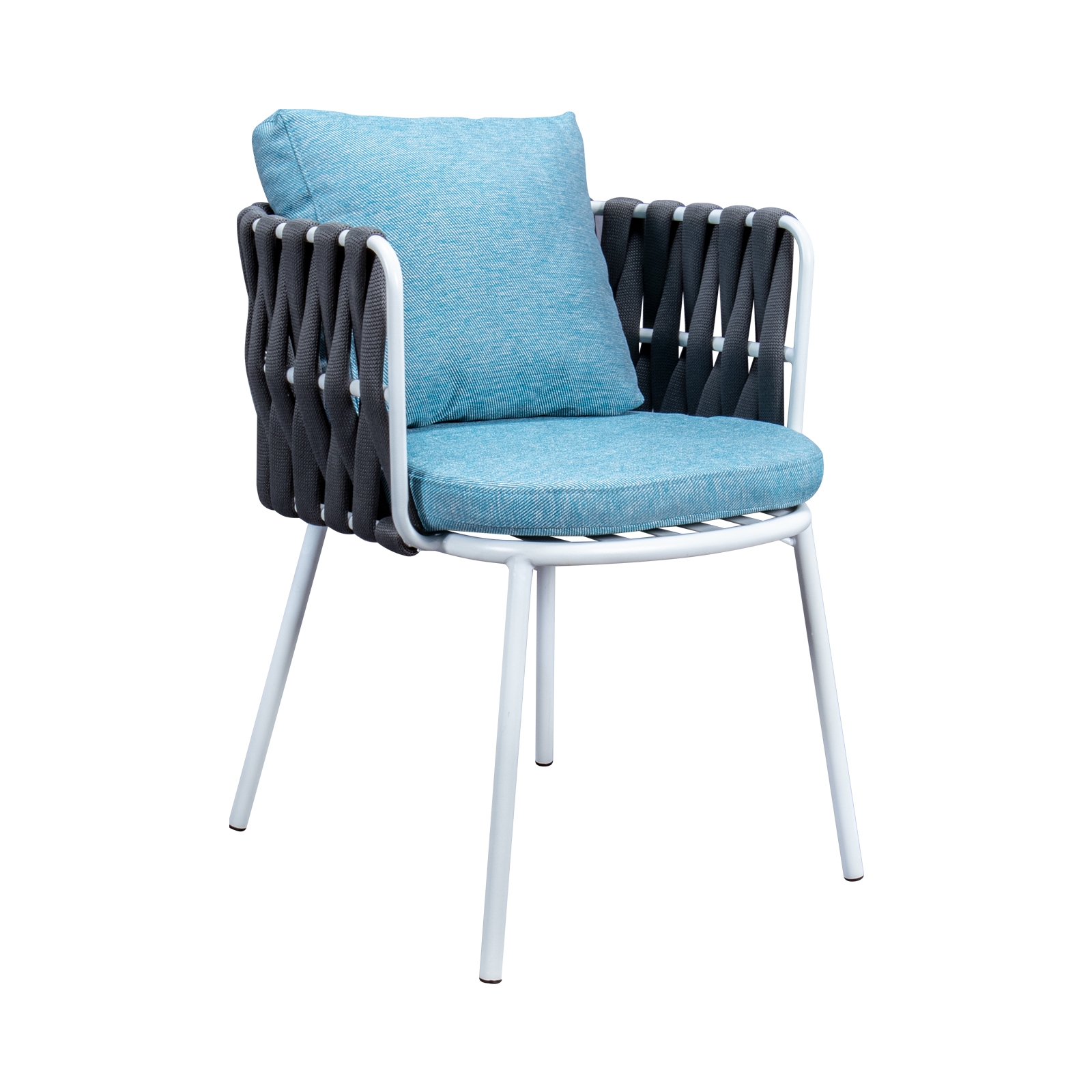 Spencer Outdoor Patio Fabric Dining Chair w/Cushions