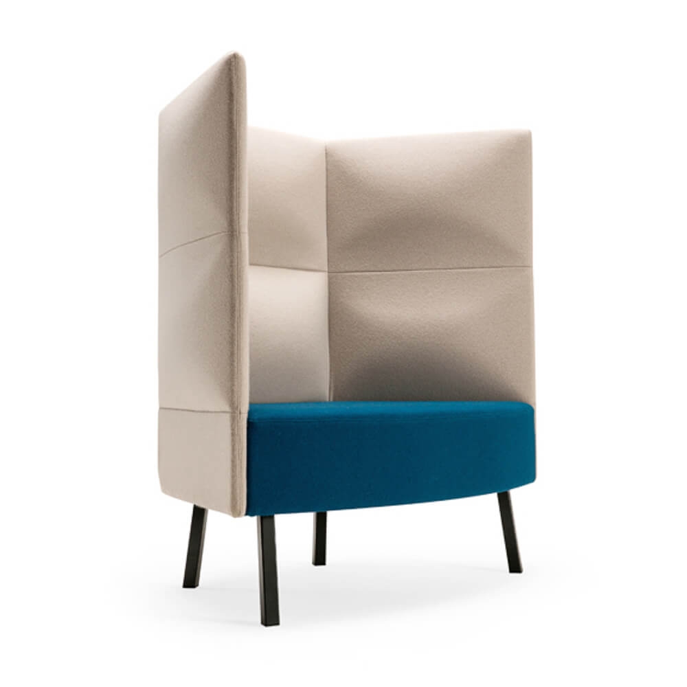 Cumulus Lounge Chair w/Panels, 2 Tier Backrest